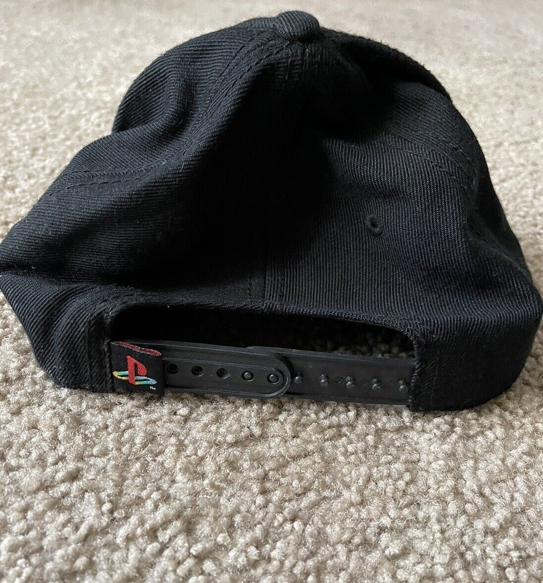 Playstation × Vintage Sony PlayStation Logo Snapback Hat 2017 Embroidered Black Size ONE SIZE - 7 Thumbnail