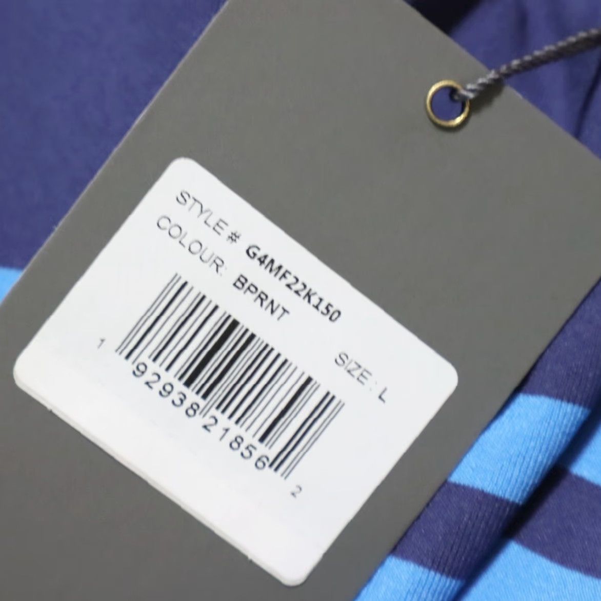 G/FORE G/Fore Offset Stripe 1/4 Zip Pullover Colorblock Blue Shirt L Mens Size US L / EU 52-54 / 3 - 7 Thumbnail