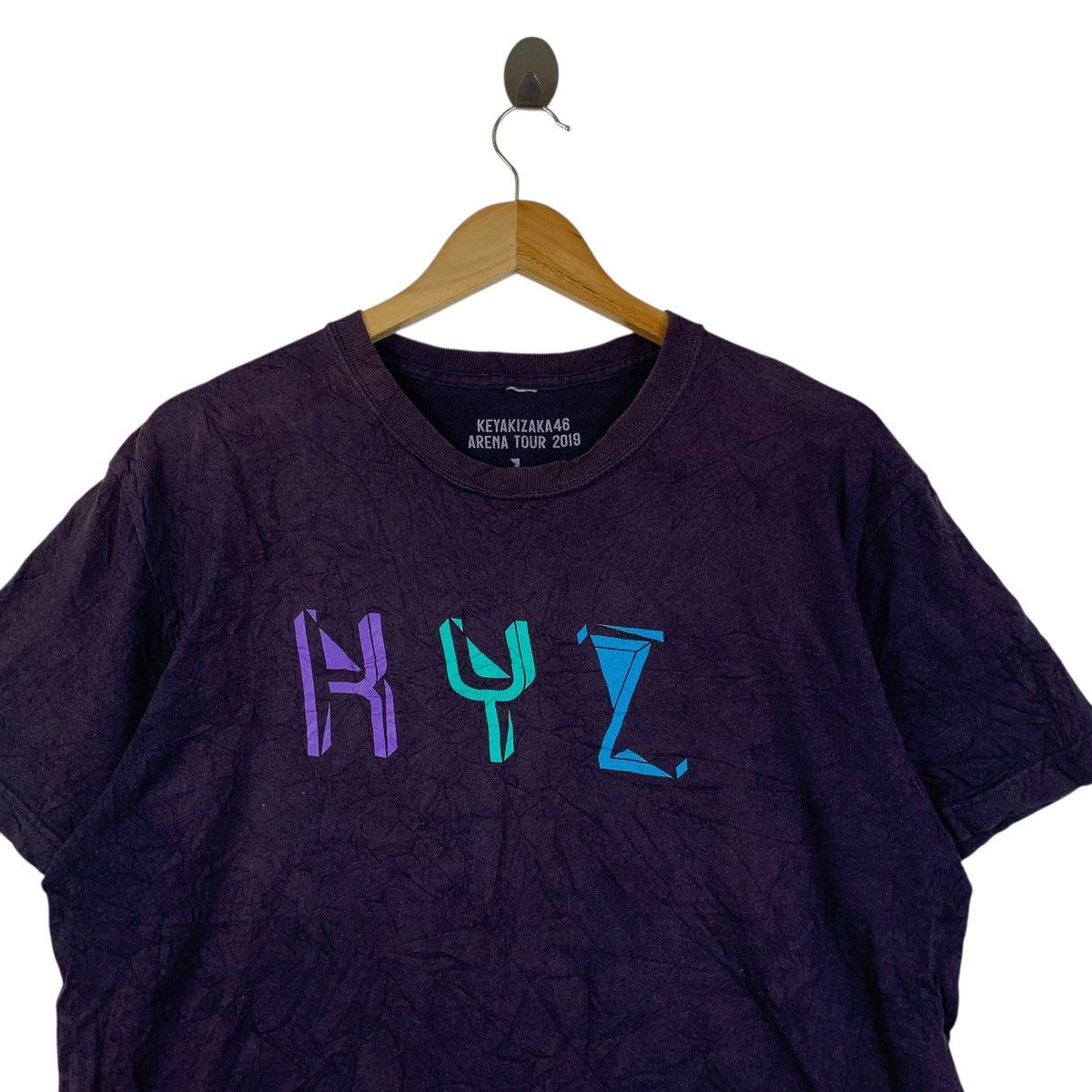 Vintage Keyakizaka46 Arena Tour 2019 Purple HYZ Graphic Size US L / EU 52-54 / 3 - 2 Thumbnail
