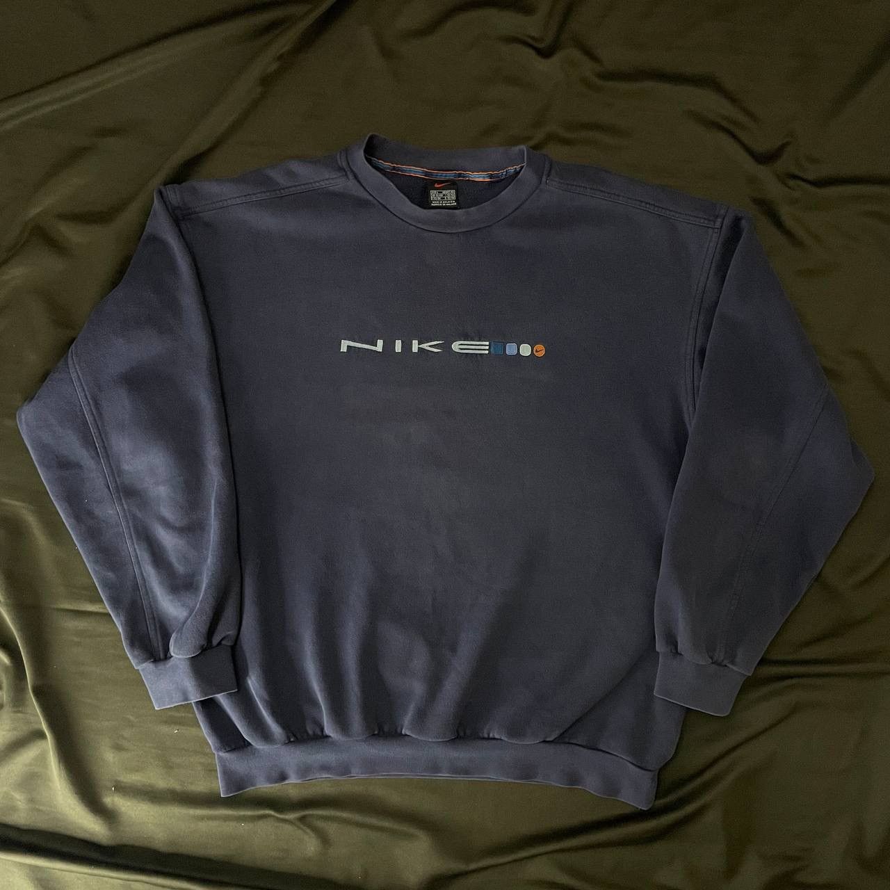 Nike × Vintage 🔥 Vintage Nike Big Logo Oversized Sweatshirt 🔥 Size US L / EU 52-54 / 3 - 2 Thumbnail