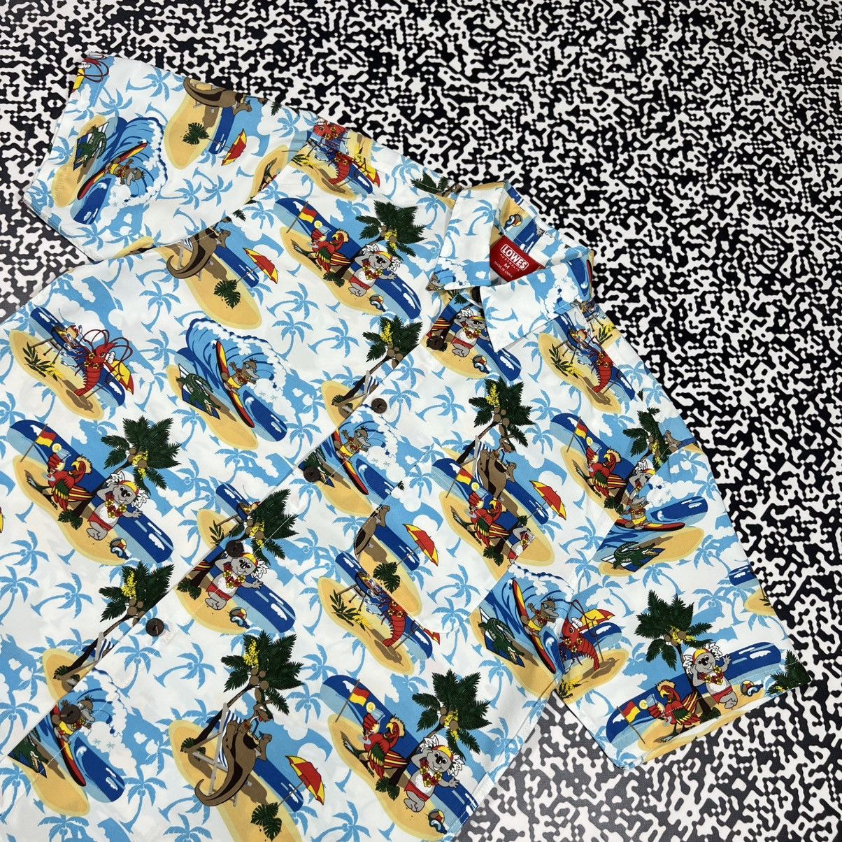 Vintage Vintage Y2K Lowes Australia Hawaiian Palm Surf Style Shirt Size US M / EU 48-50 / 2 - 5 Thumbnail