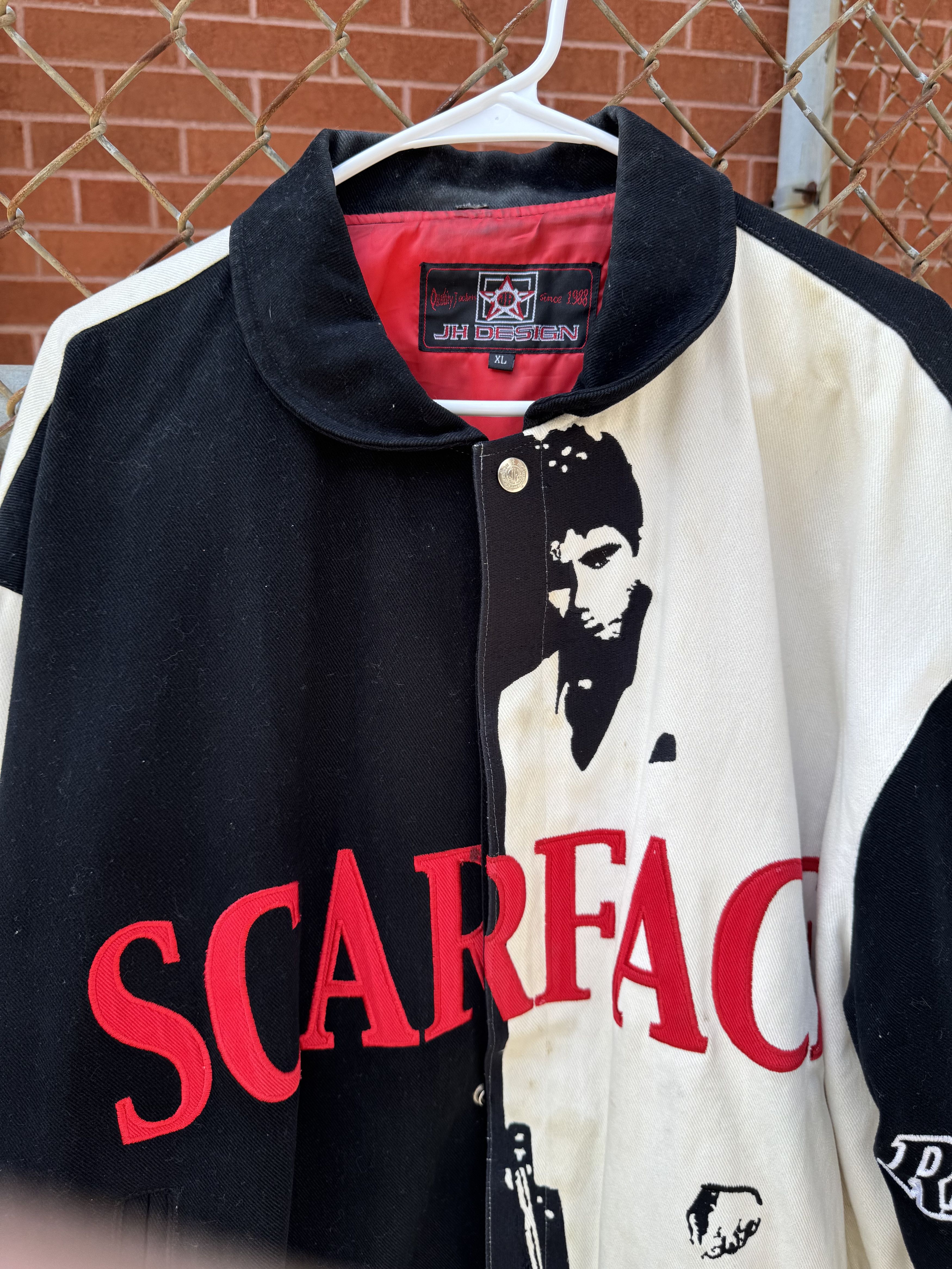Jeff Hamilton Vintage 90s Jeff Hamilton Scarface Jacket Size US XL / EU 56 / 4 - 6 Thumbnail