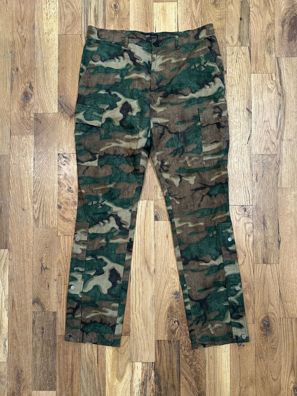Purple Brand Green Camo Cargo Pants Size 31