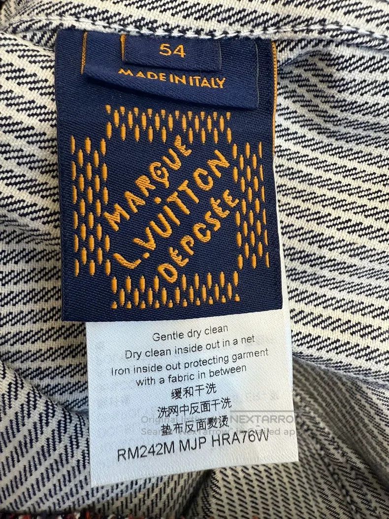 Louis Vuitton Louis Vuitton Striped denim jacket Size US L / EU 52-54 / 3 - 5 Thumbnail