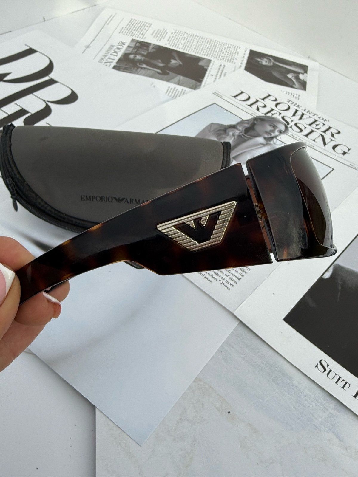 Emporio Armani Emporio Armani sunglasses EA9570S Size ONE SIZE - 12 Thumbnail