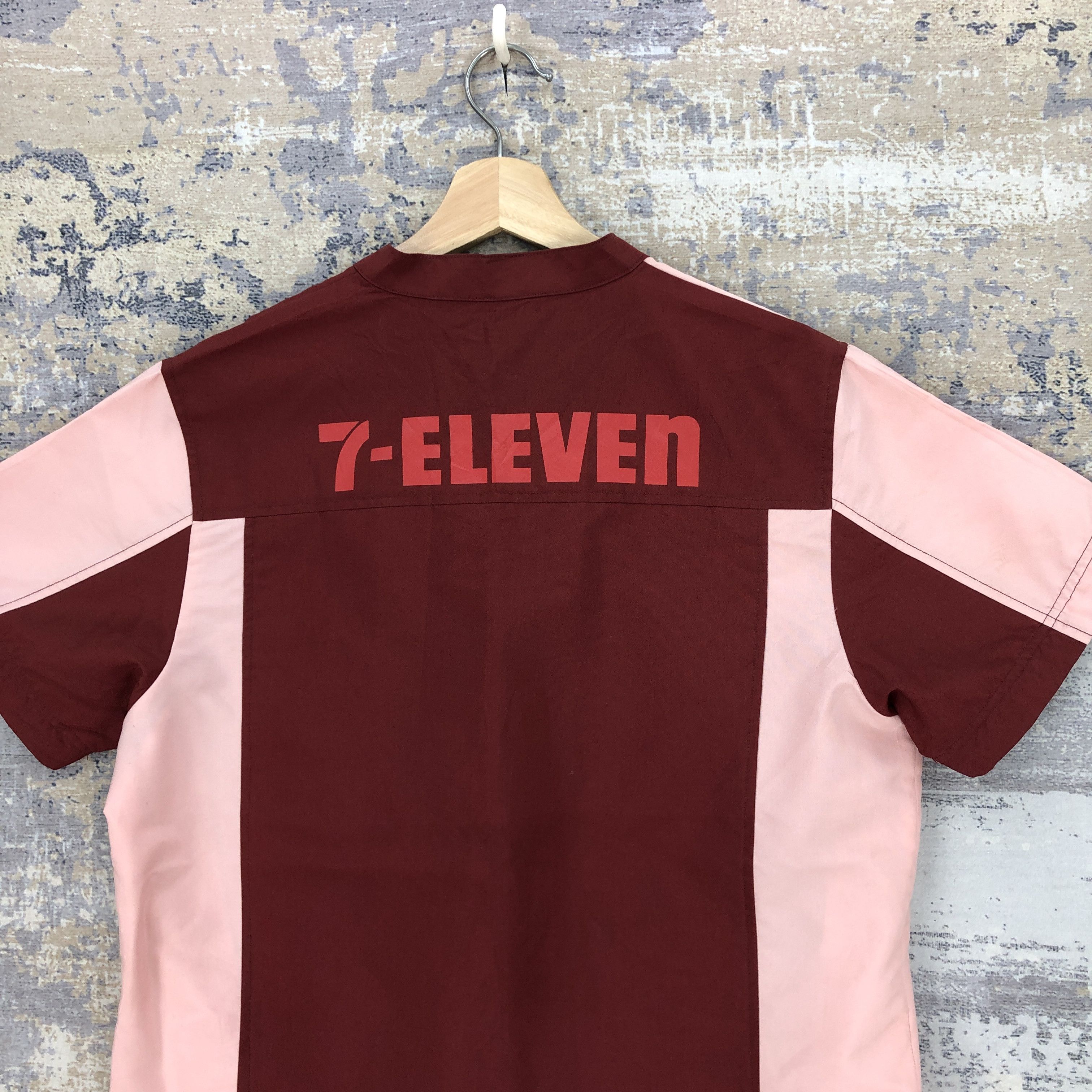 Japanese Brand × Vintage Vintage 90s 7 ELEVEN Shirt Zipper Uniform Workshirt Size US M / EU 48-50 / 2 - 4 Thumbnail