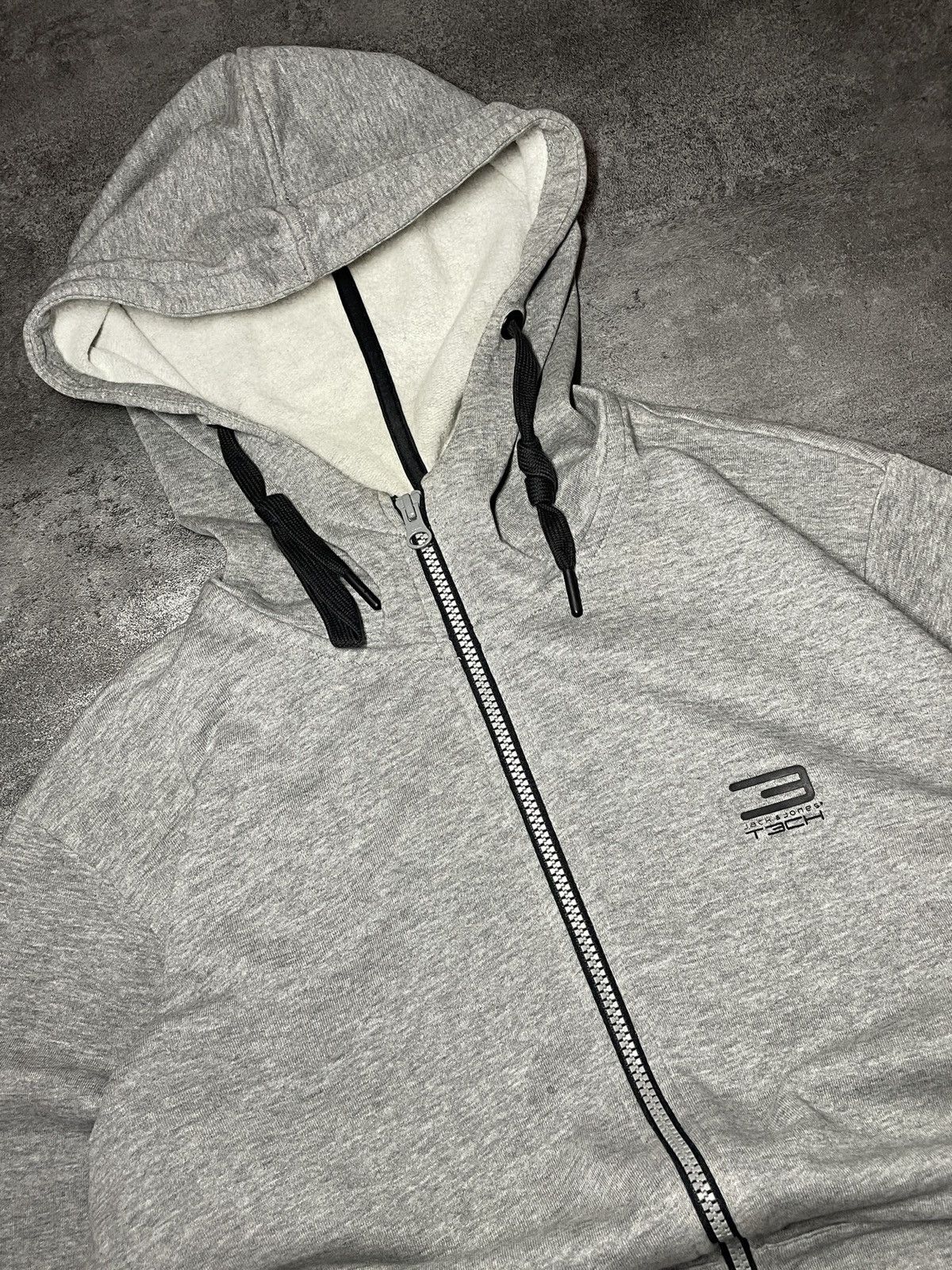 Vintage 🔥RARE🔥Tech Wear Zip Hoodie Hype Drill Streetwear Size US M / EU 48-50 / 2 - 2 Thumbnail