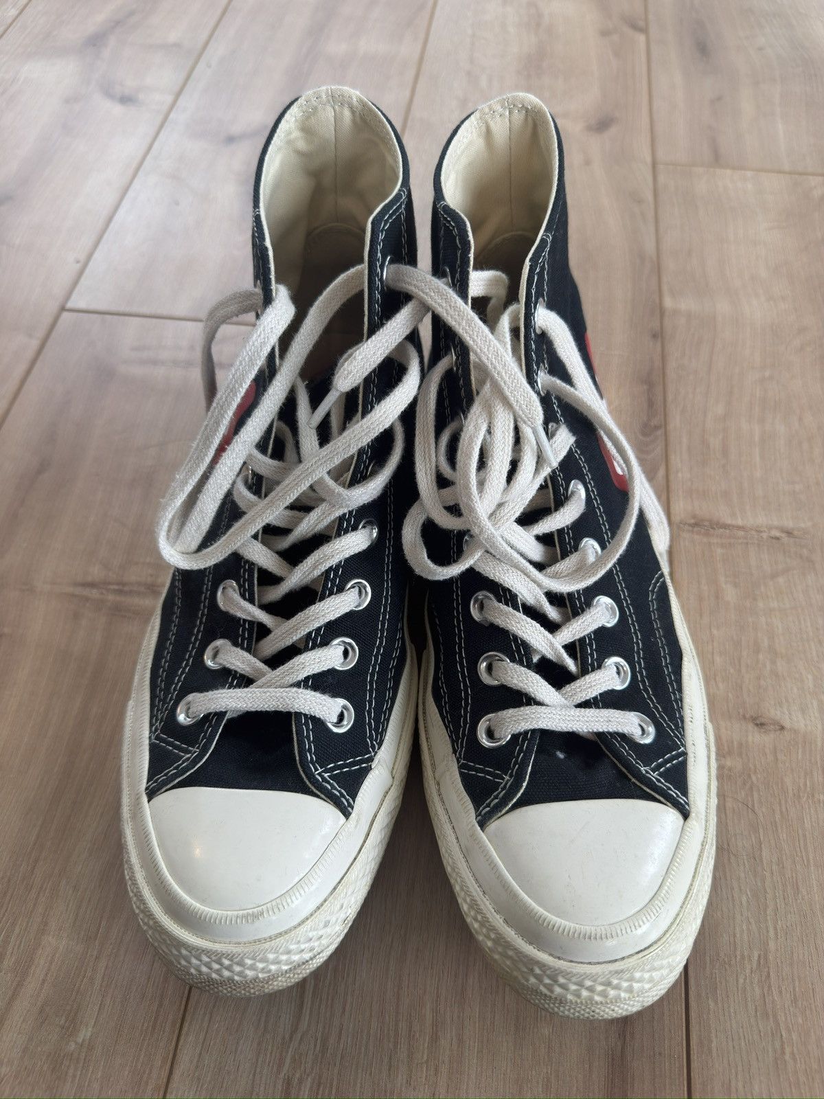 Comme des Garcons PLAY × Converse Converse x Comme Des Garçons Play High Top Sneakers Size US 8 / EU 41 - 4 Thumbnail