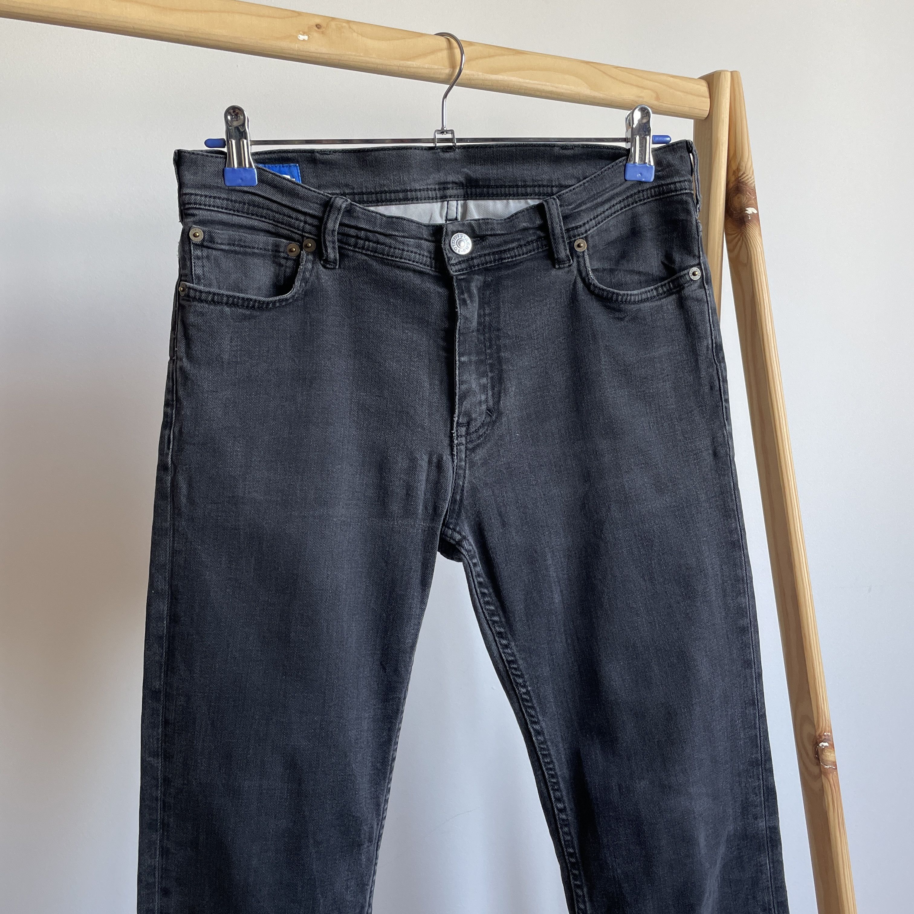 Acne Studios Acne Studios Bla Konst Womens North Used Black Skinny Denim Size 29" - 3 Thumbnail