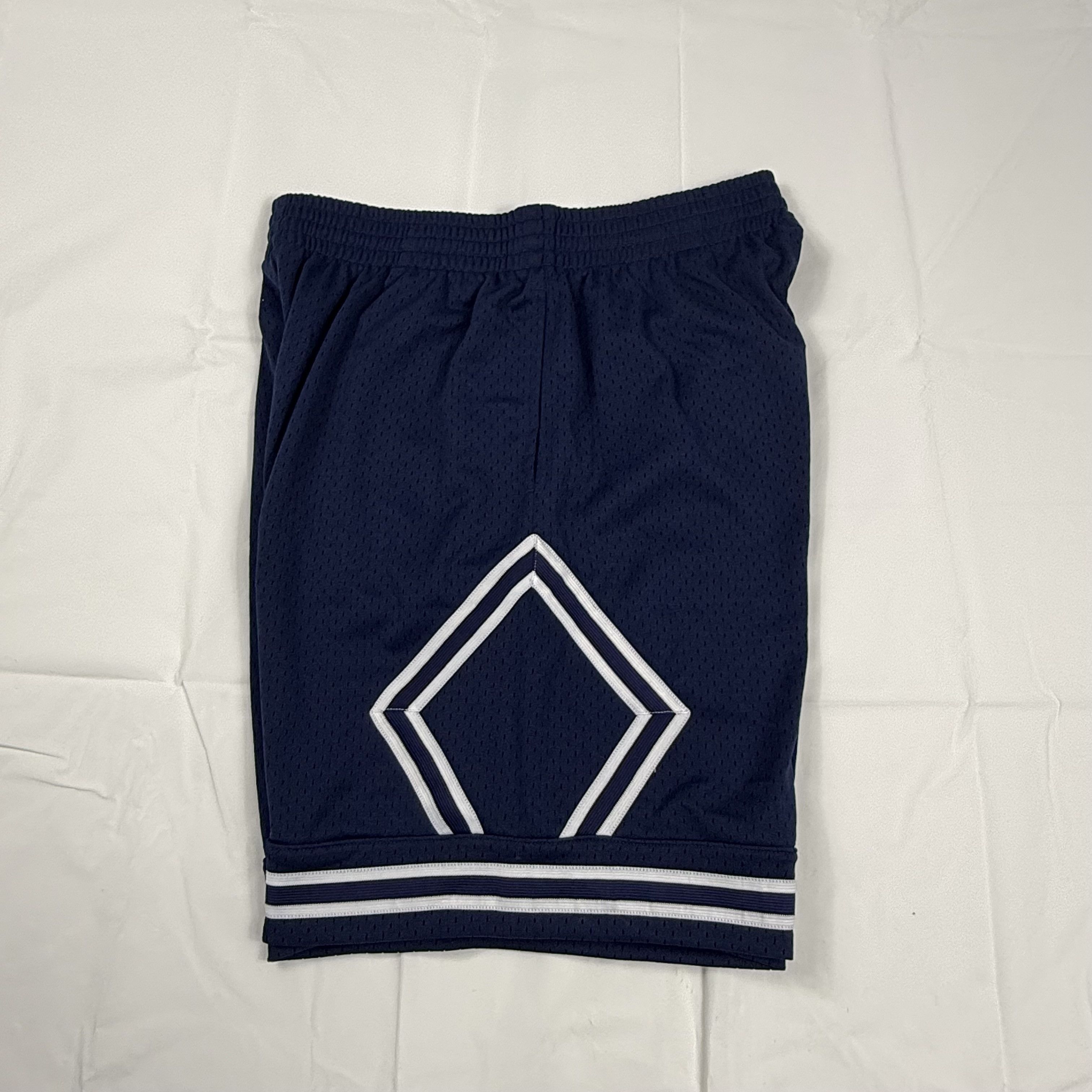 Mitchell & Ness Mitchell & Ness Mens Navy Blue Mesh Basketball Shorts Size US 36 / EU 52 - 1 Thumbnail