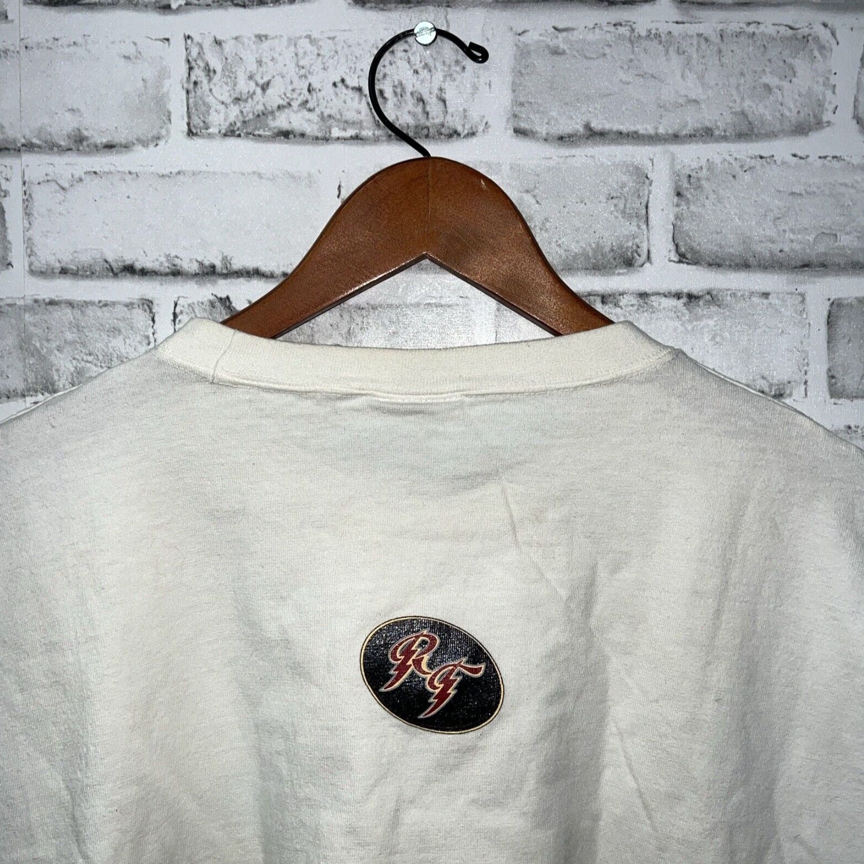 Vintage VINTAGE Santee Radio Flyer Heavyweight White T-Shirt Adult XL Mens USA Size US XL / EU 56 / 4 - 5 Thumbnail