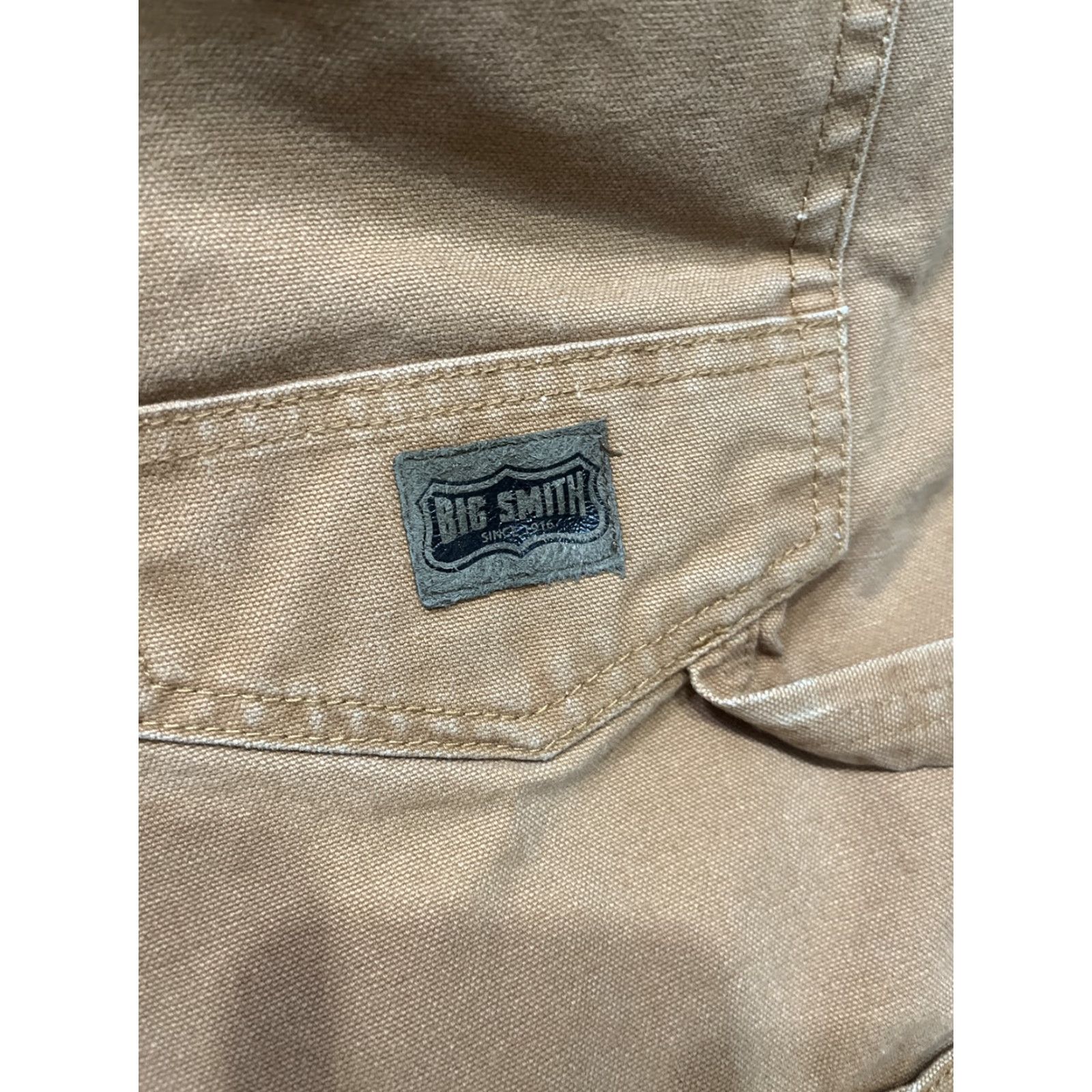 Vintage Big Smith Cargo Shorts Mens 40 Cotton Canvas Brown 5-Pocket Design Inseam 9 in Regular Fit Outdoor Size US 40 / EU 56 - 8 Thumbnail