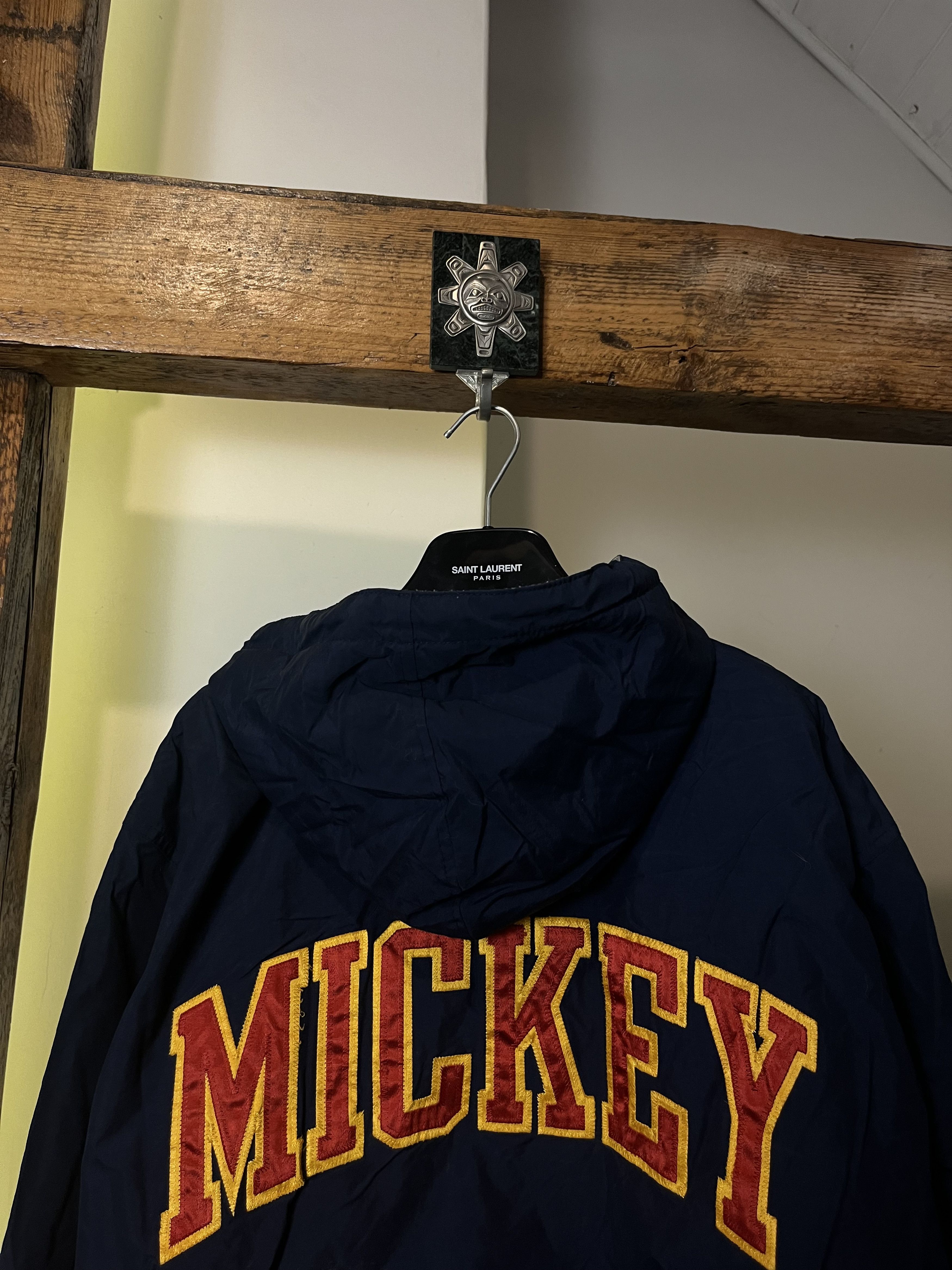Disney × Vintage 90s Mickey Disney Active Boxy University Jacket Size US S / EU 44-46 / 1 - 4 Thumbnail