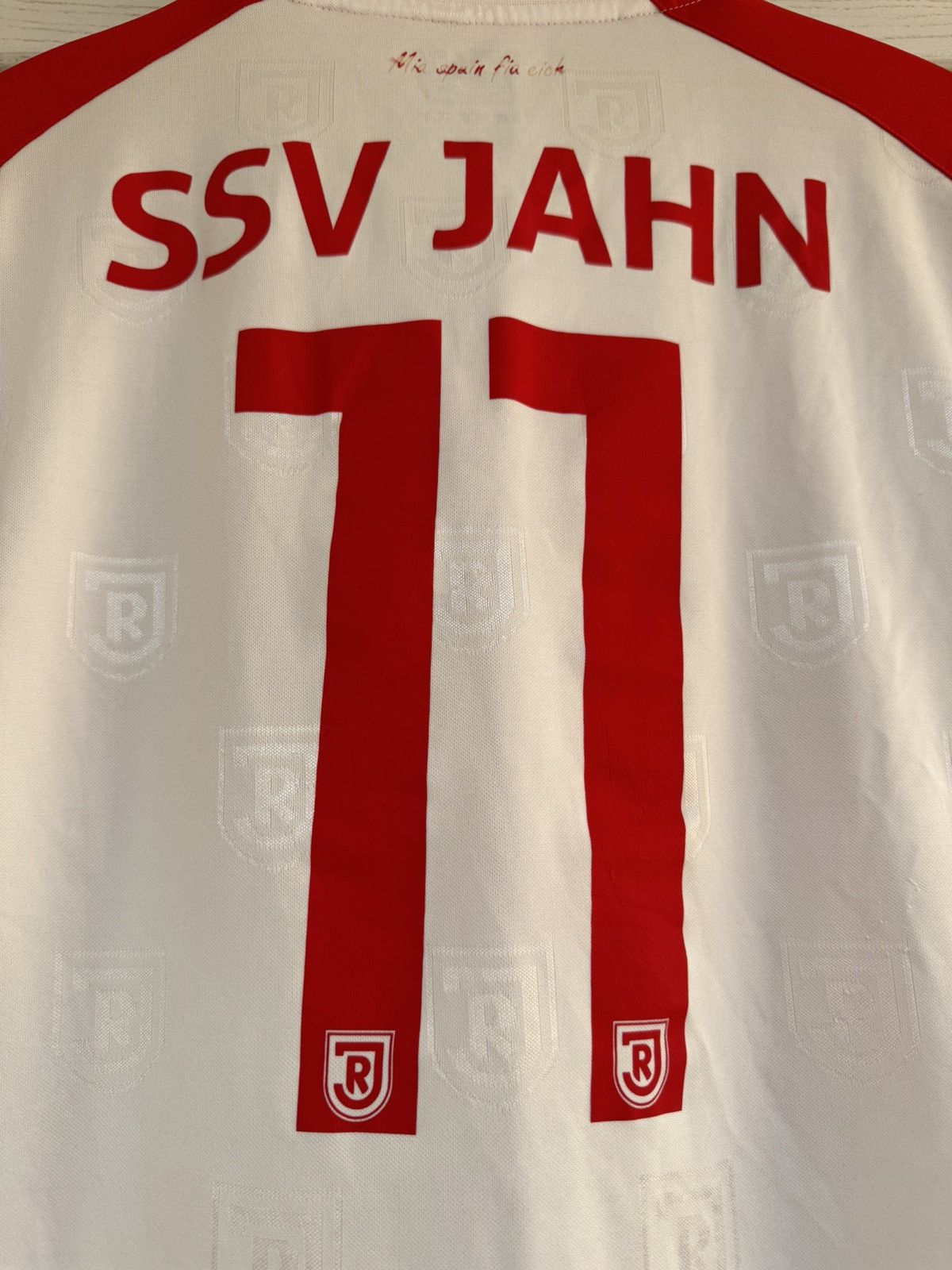 Vintage Jahn Regensburg 2021-2022 Home Soccer Jersey Football Shirt Size US L / EU 52-54 / 3 - 8 Thumbnail