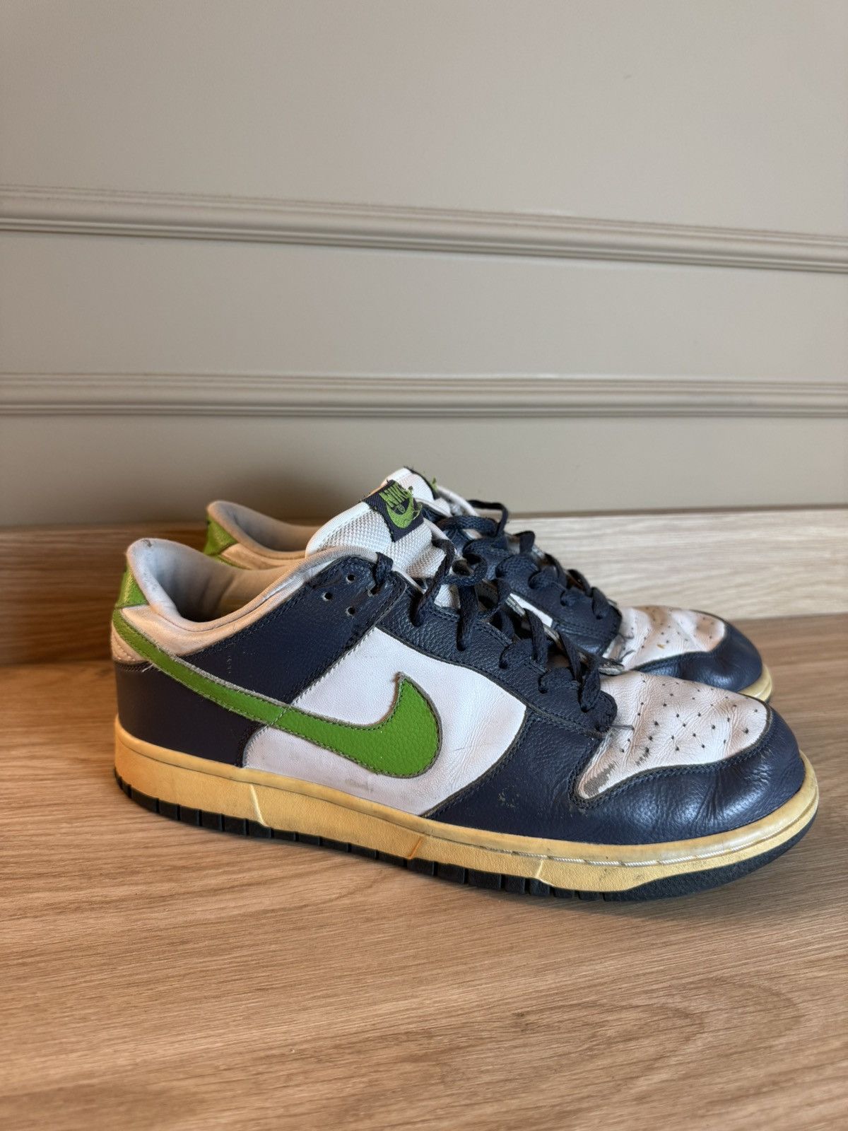 Nike Vintage Y2k 00s Nike Dunk Low Grey Hype Size US 10.5 / EU 43-44 - 1 Thumbnail