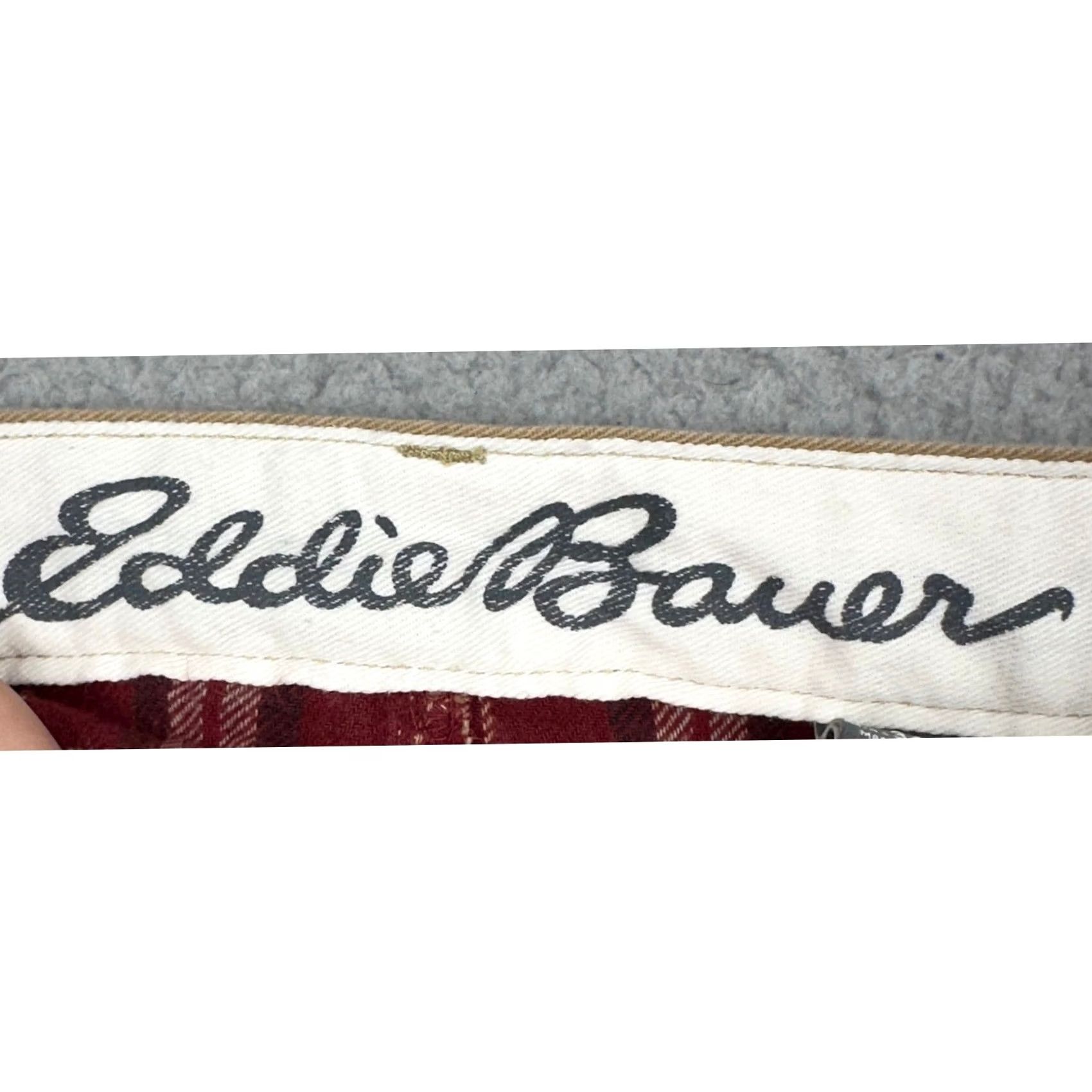 Eddie Bauer Eddie Bauer Pants Mens 34X30 Tan Flannel Lined Chino Straight Pocket Casual EUC Size US 34 / EU 50 - 3 Thumbnail