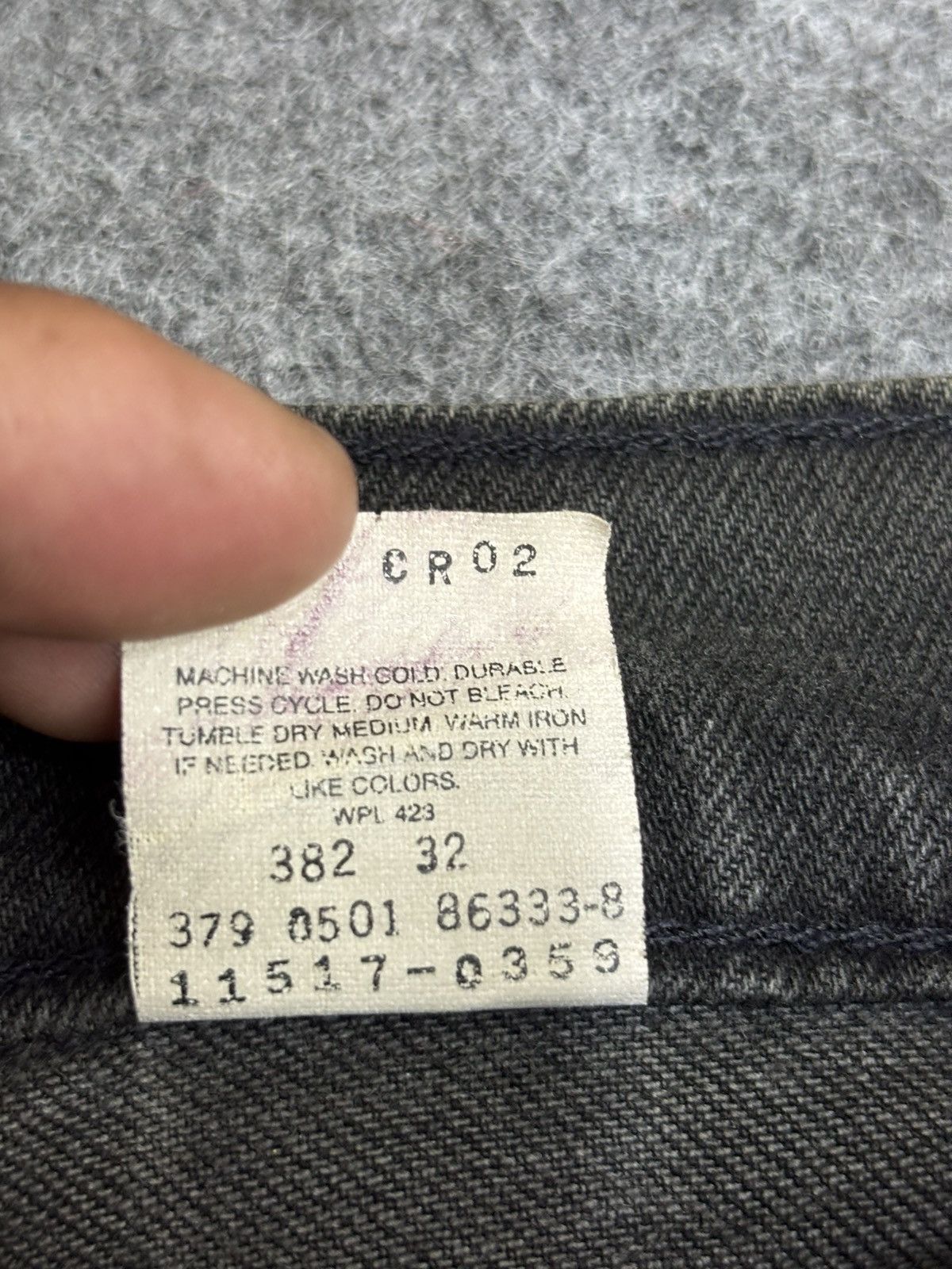 Levi's 💥Vintage Flare💥Levis 517 Flare Superblack Denim F609 Size US 32 / EU 48 - 11 Thumbnail