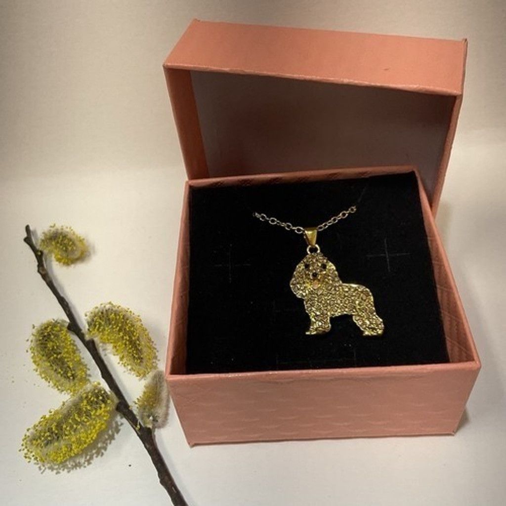 The Unbranded Brand NWT Gold Necklace Cocker Spaniel Charm Pet Puppy Jewelry 19" Size ONE SIZE - 14 Thumbnail