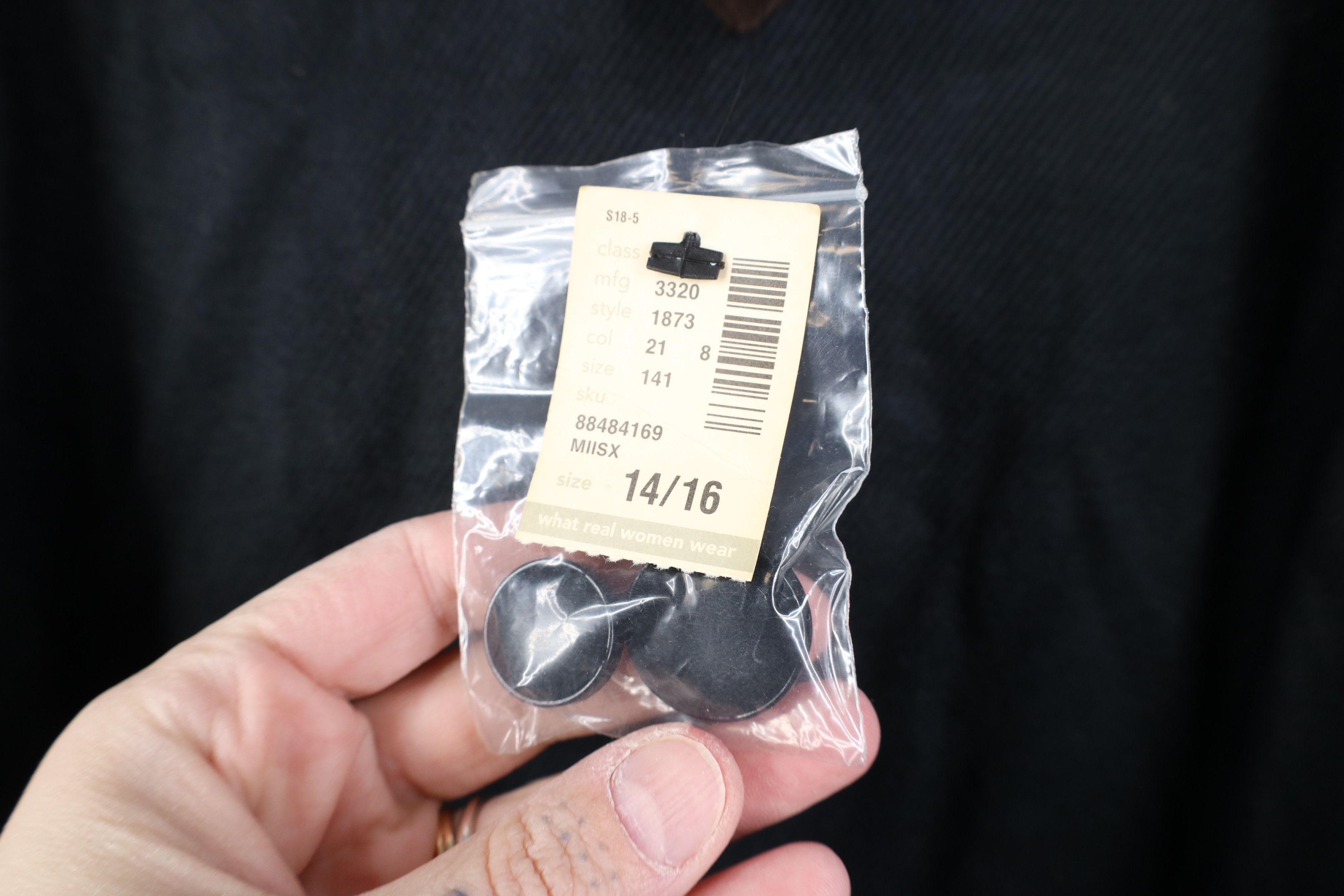 Vintage New Lane Bryant Zip Out Jacket Liner Lining Only Black Size XL / US 12-14 / IT 48-50 - 6 Thumbnail