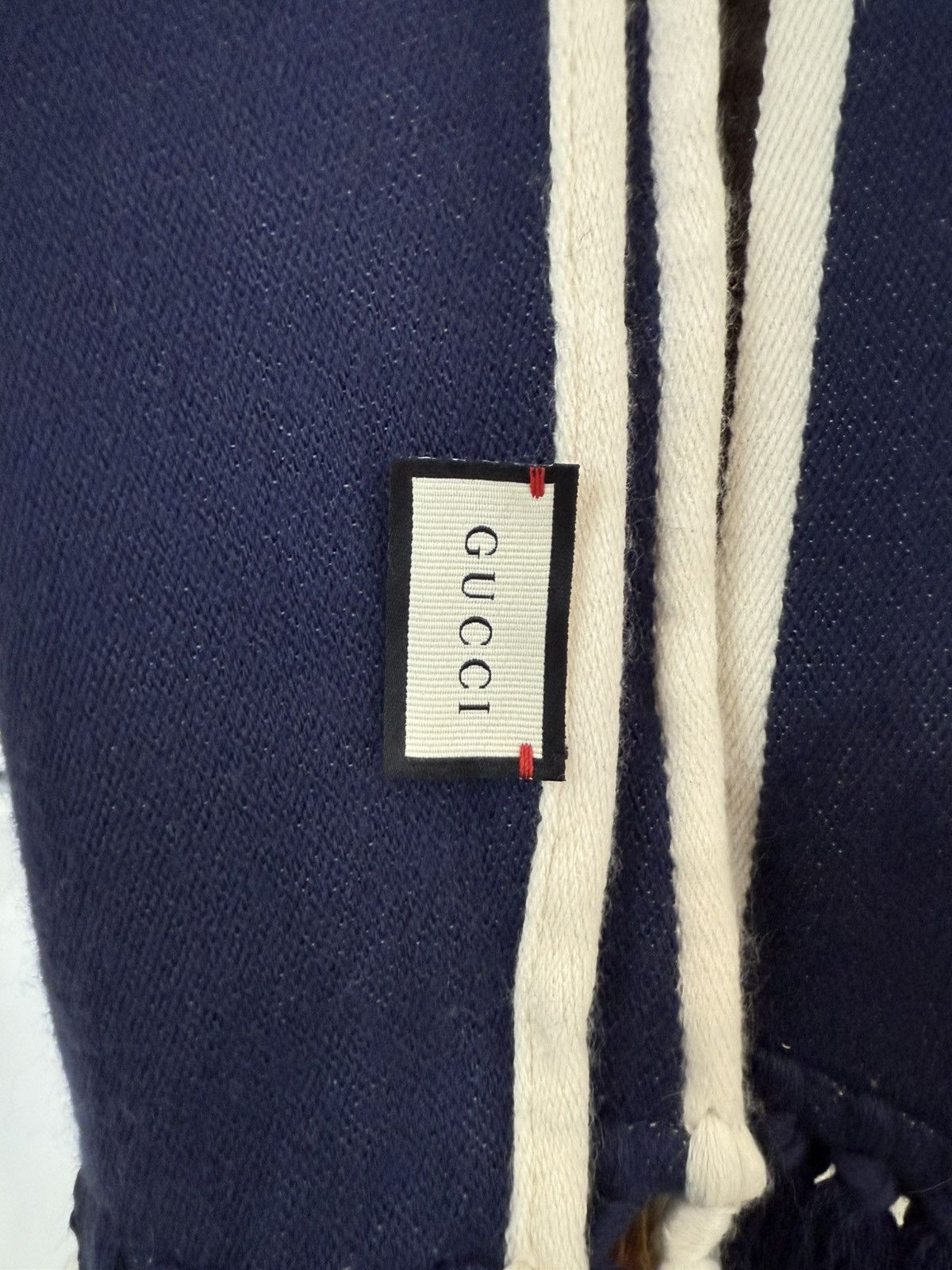 Gucci Gucci Reversible Unisex Wool Scarf Size ONE SIZE - 6 Thumbnail