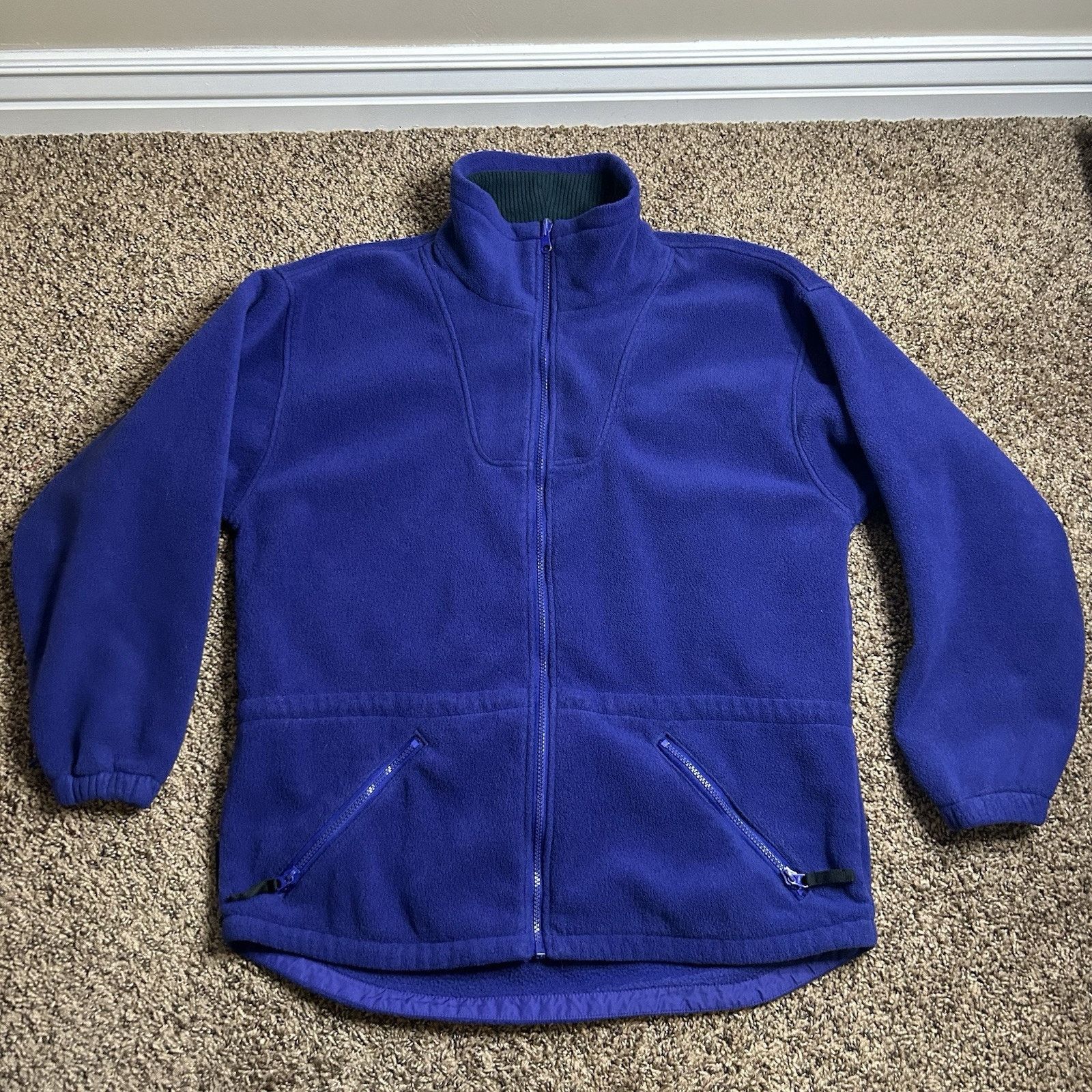 Columbia Columbia Womens M Fleece Full Zip Up Mock Neck Sweatshirt Size M / US 6-8 / IT 42-44 - 8 Thumbnail