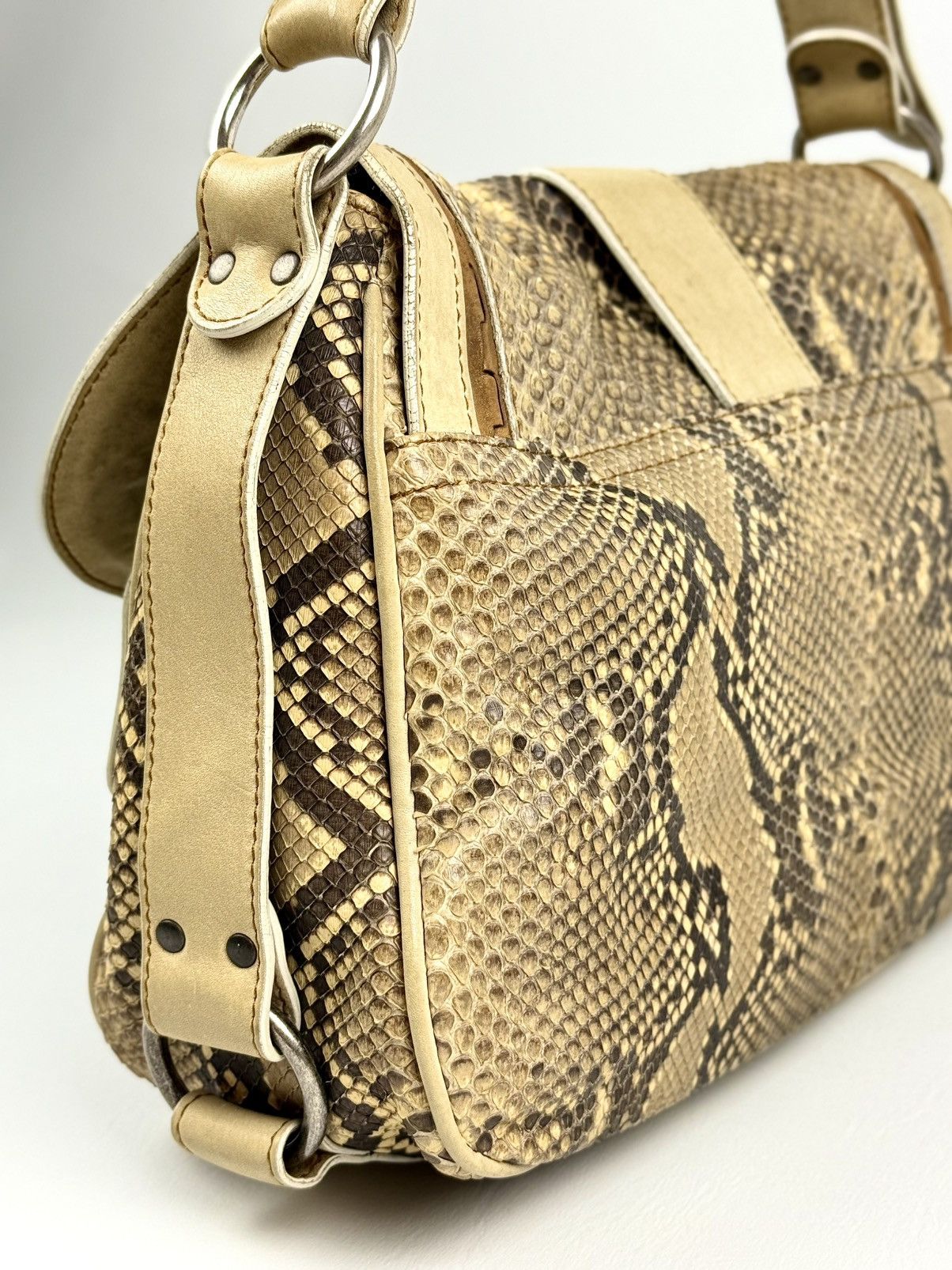 Dior Dior - John Galliano - FW/06 - Python Skin - Saddle Guacho Size ONE SIZE - 12 Thumbnail