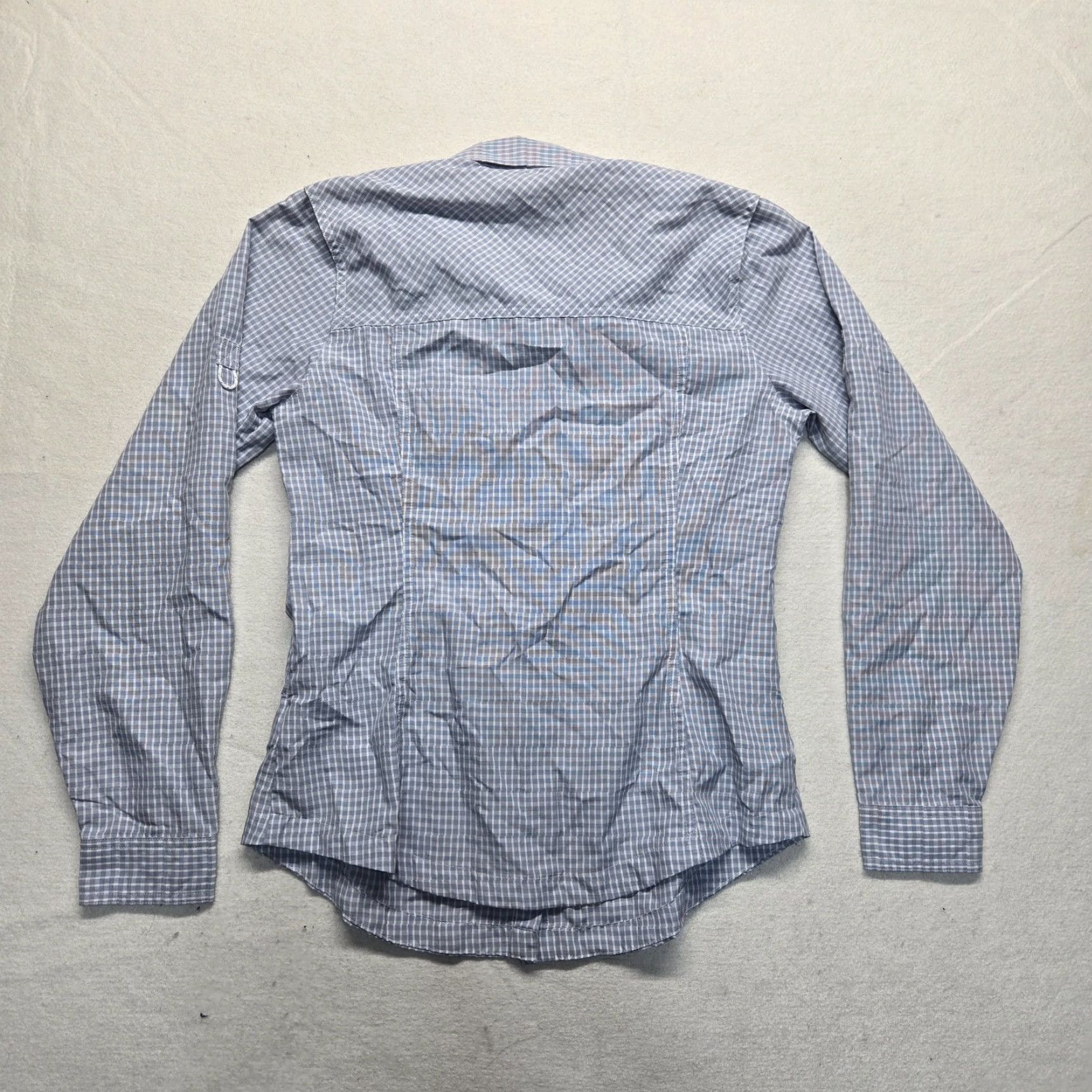 Vintage VINTAGE Ultimate Terrain Women’s Button-Up Shirt Long Sleeve Size S Blue Checkered Cotton Casual All Seasons Size S / US 4 / IT 40 - 6 Thumbnail