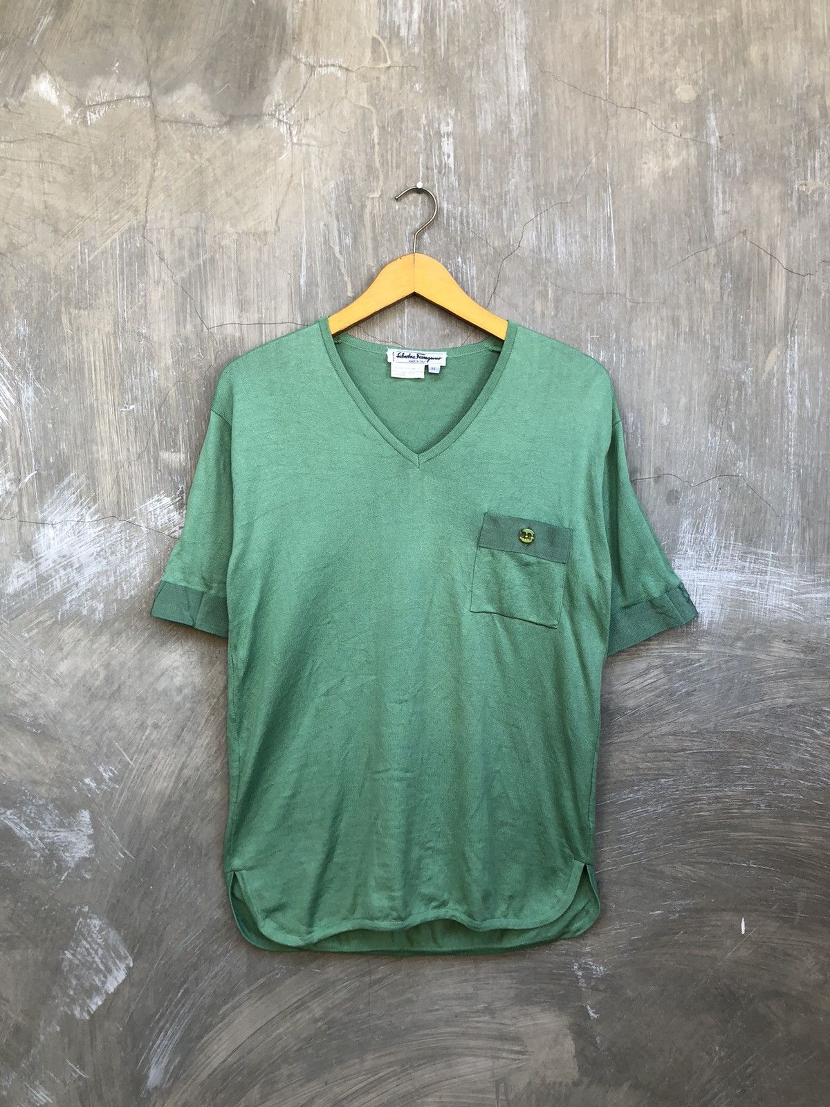 Salvatore Ferragamo Knit Tops With Pocket