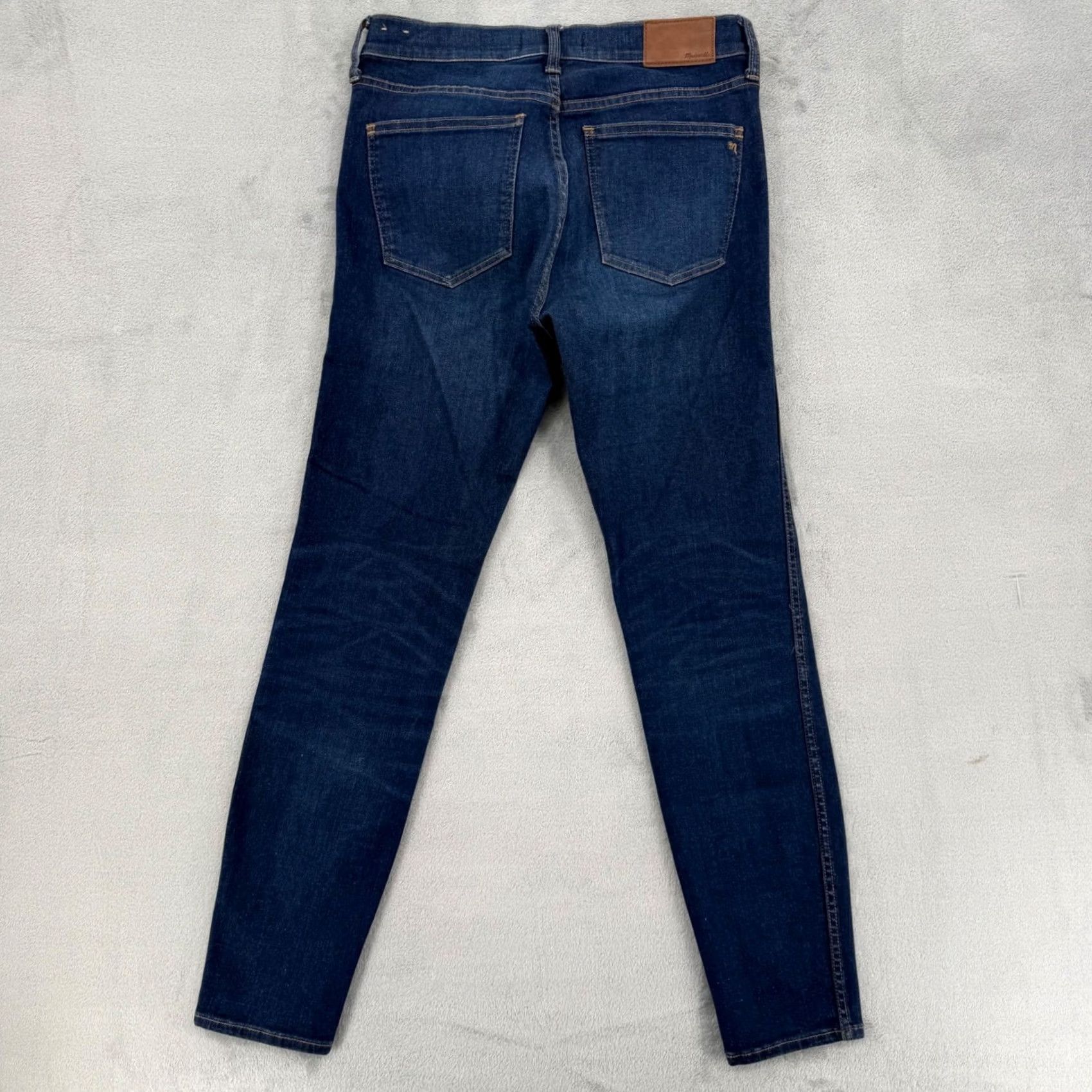 Madewell Madewell High Riser Skinny Jeans Dark Indigo Blue Stretch Denim Women's Size 28 Size 28" / US 6 / IT 42 - 5 Thumbnail