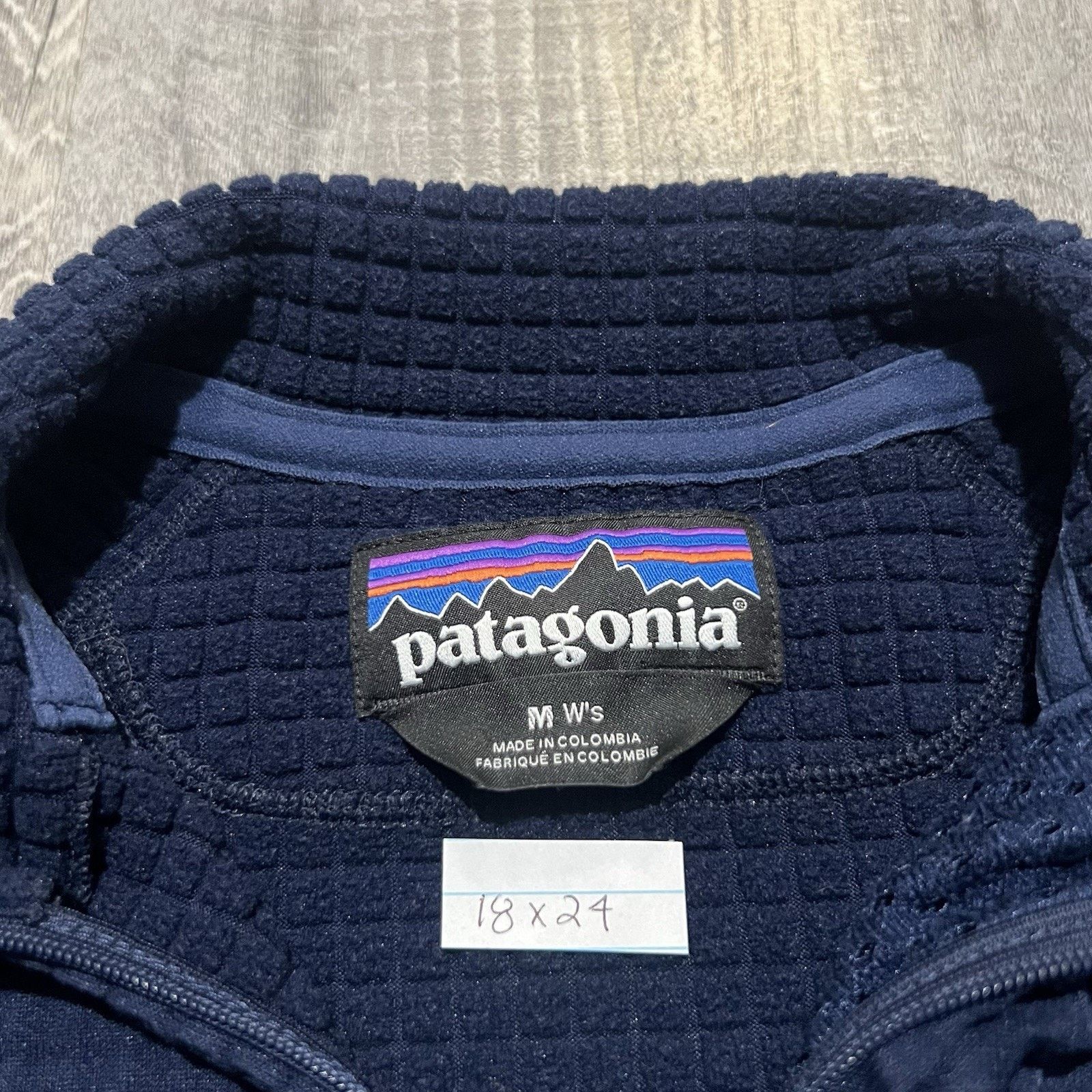 Patagonia Patagonia Pullover Navy Waffle Grid Fleece Polartec Hike M Size M / US 6-8 / IT 42-44 - 7 Thumbnail