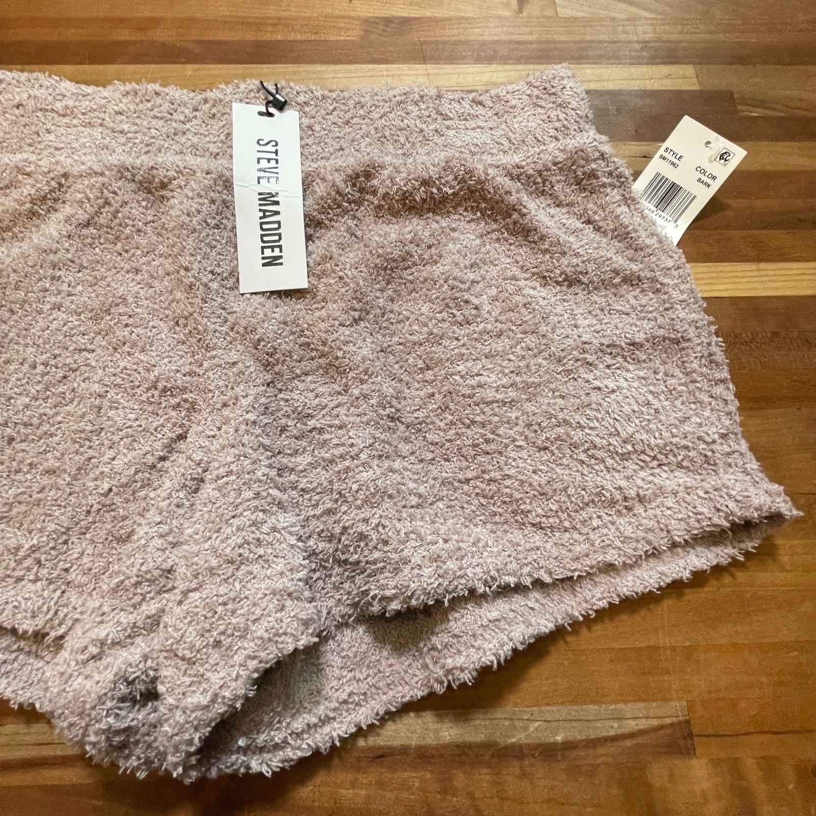 Steve Madden Steve Madden Women's Chenille Sleep Shorts bark(tan) small Size 27" / US 4 / IT 40 - 4 Thumbnail