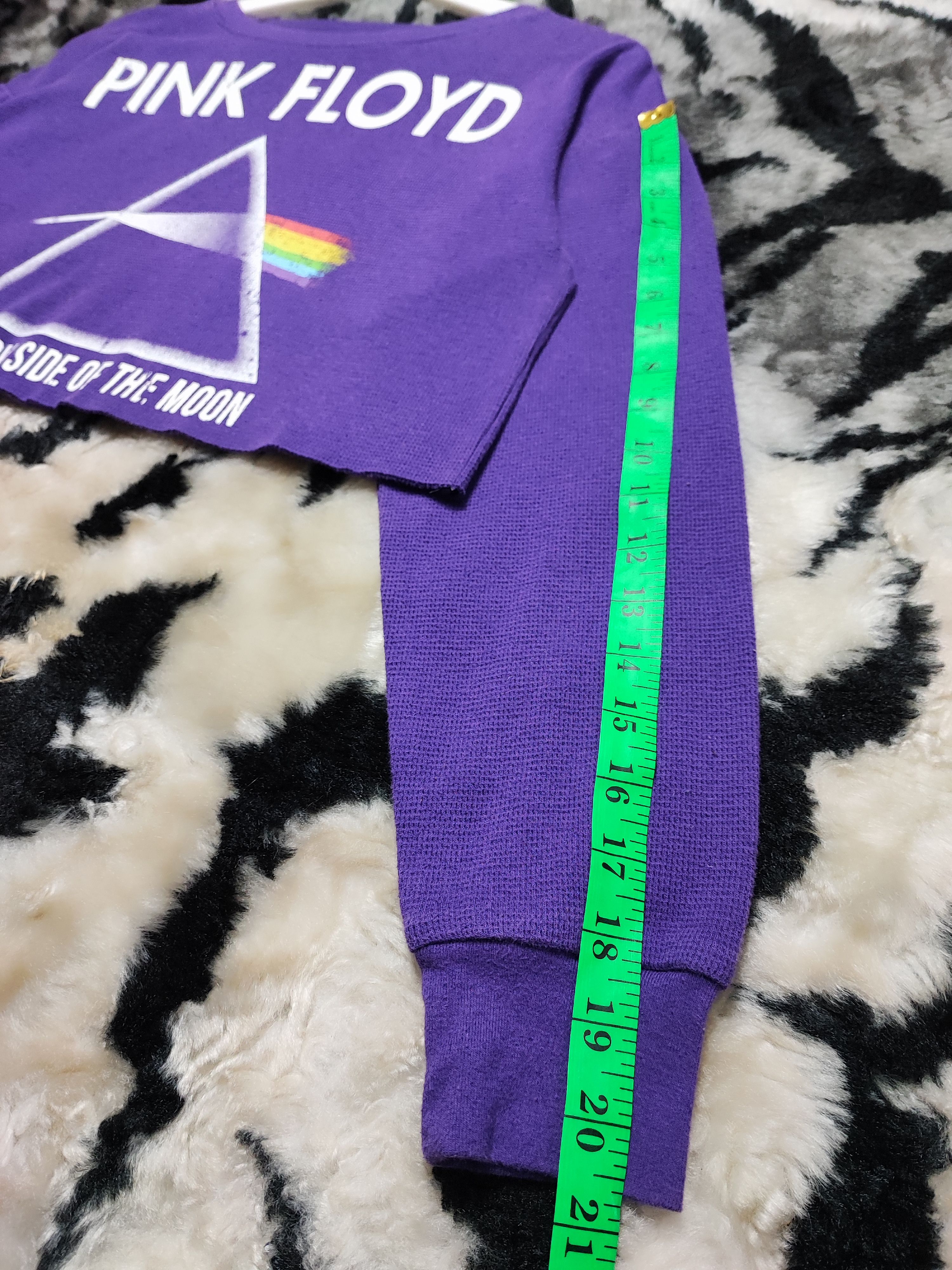Band Tees × Pink Floyd Pink Floyd Crop Top Women Size S / US 4 / IT 40 - 9 Thumbnail