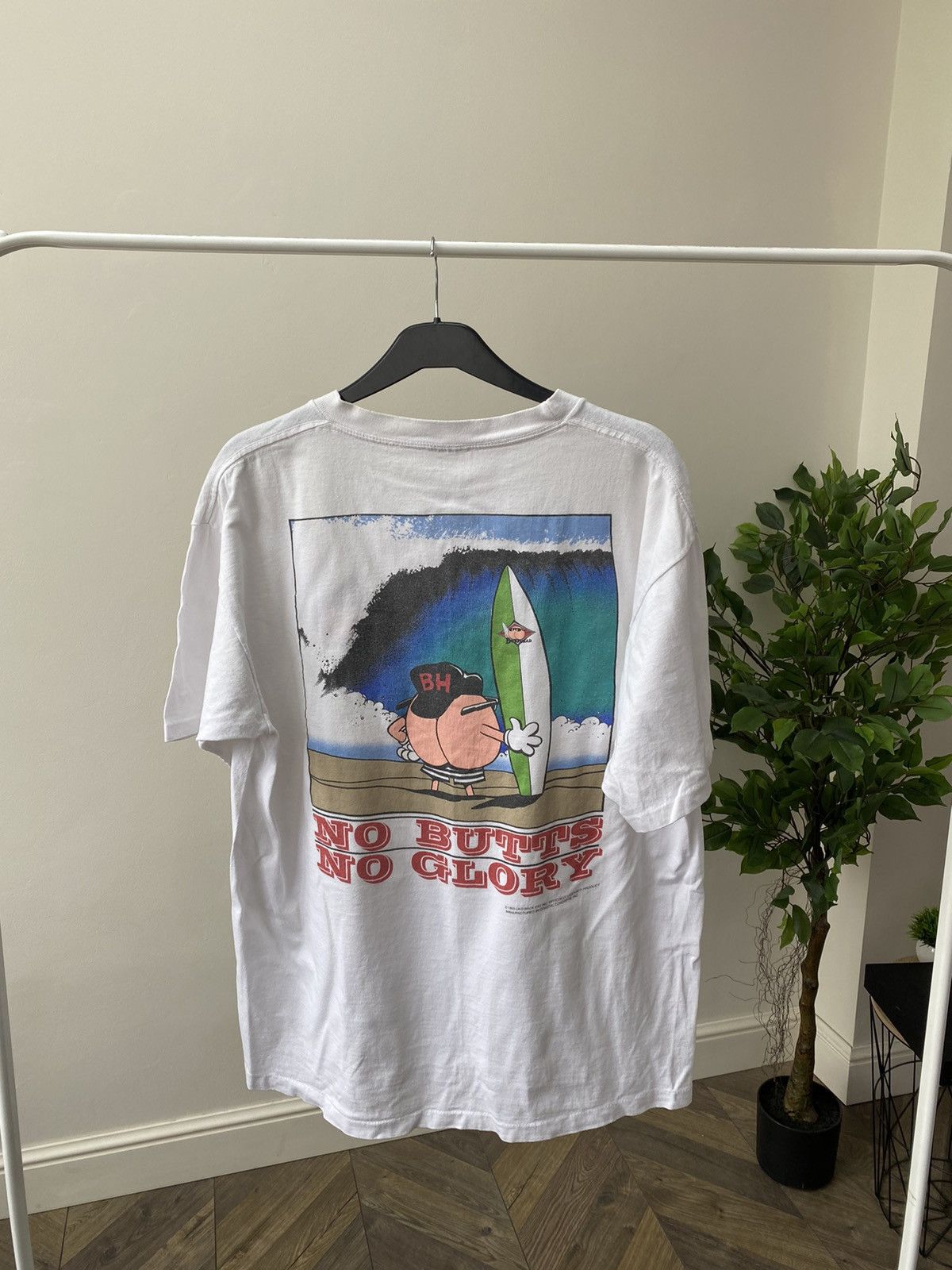 Band Tees × Designer × Vintage Vtg 1993 ButtHead Surfing USA Big Print Size US XL / EU 56 / 4 - 9 Thumbnail