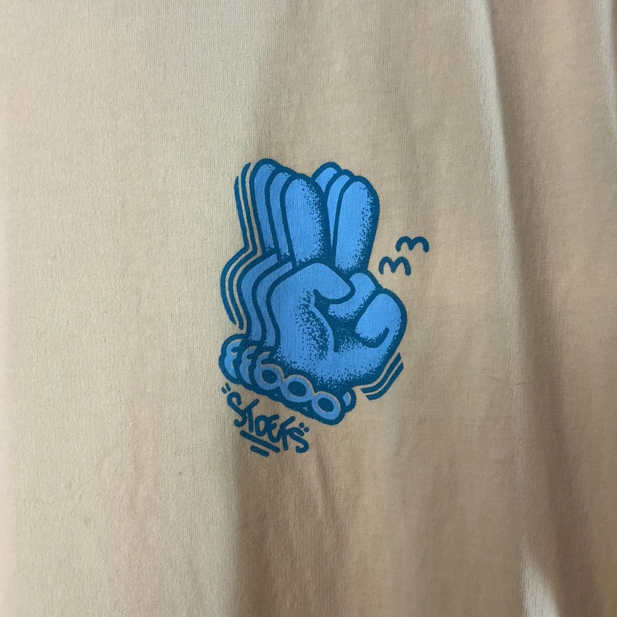 Other Stoefs Graphic Tee Medium Yellow Back Print USA Made Size US M / EU 48-50 / 2 - 3 Thumbnail