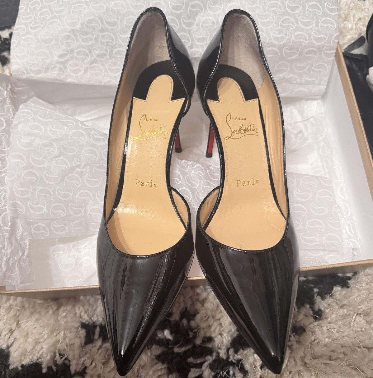 Christian Louboutin Christian Louboutin Iriza 85mm Heels (WORN ONLY ONCE) Size US 9 / IT 39 - 6 Thumbnail