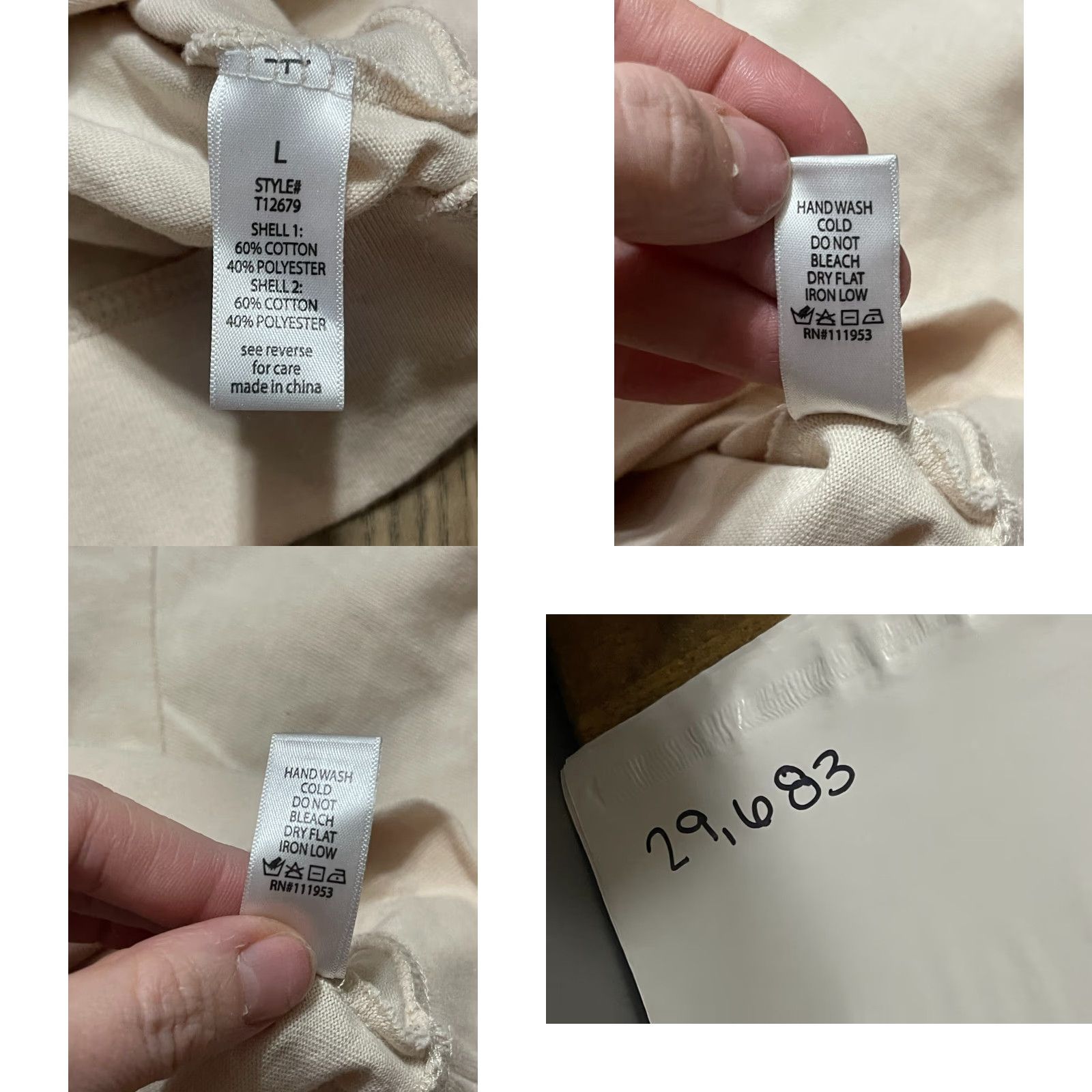 Vintage ACTIVE USA Shirt Women's Large White Crop Top Long Sleeve T-Shirt Regular Cropped Modern USA Boy? Size L / US 10 / IT 46 - 8 Thumbnail