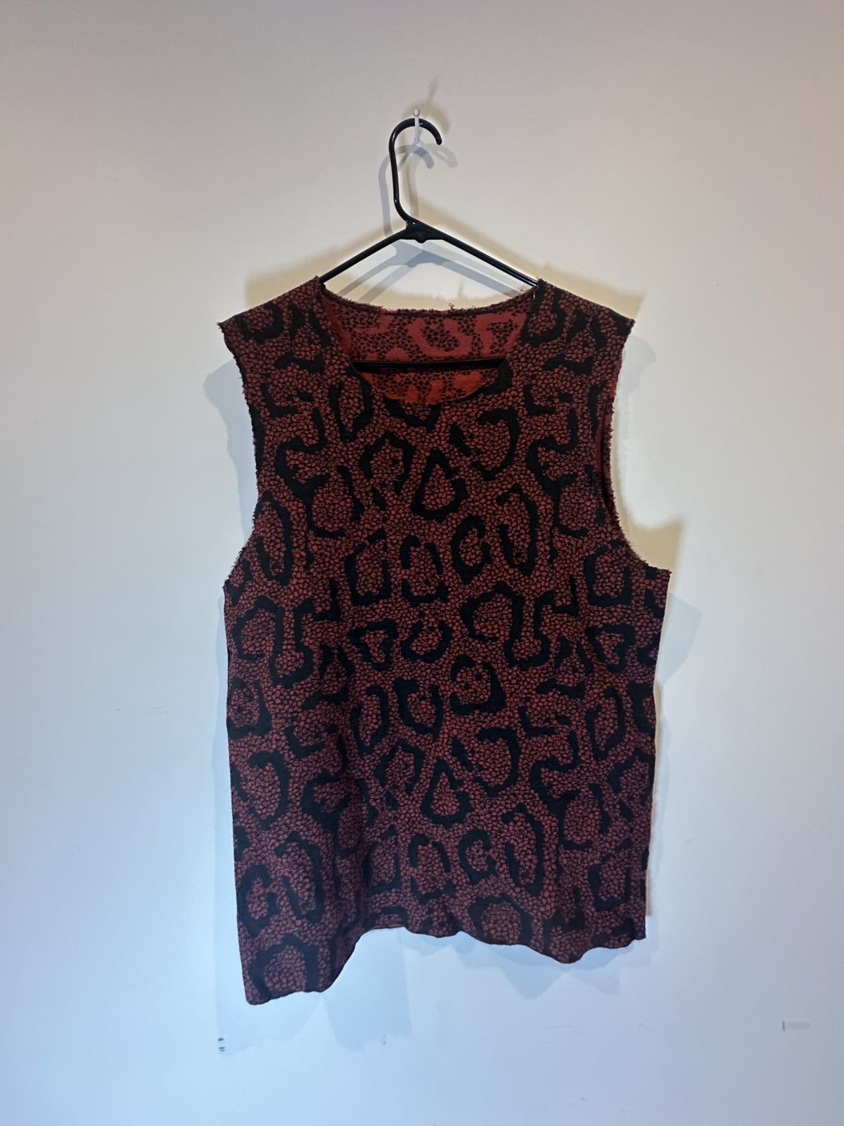 Lanvin Lanvin Leopard-pattern Jacquard Sleeveless Sweater Size US M / EU 48-50 / 2 - 2 Thumbnail