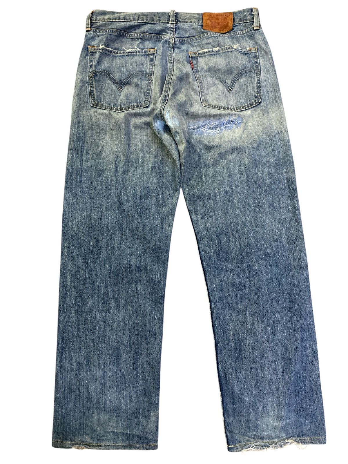 Levi's × Vintage Vintage Levi’s 503 Distressed Jeans Size US 34 / EU 50 - 7 Thumbnail