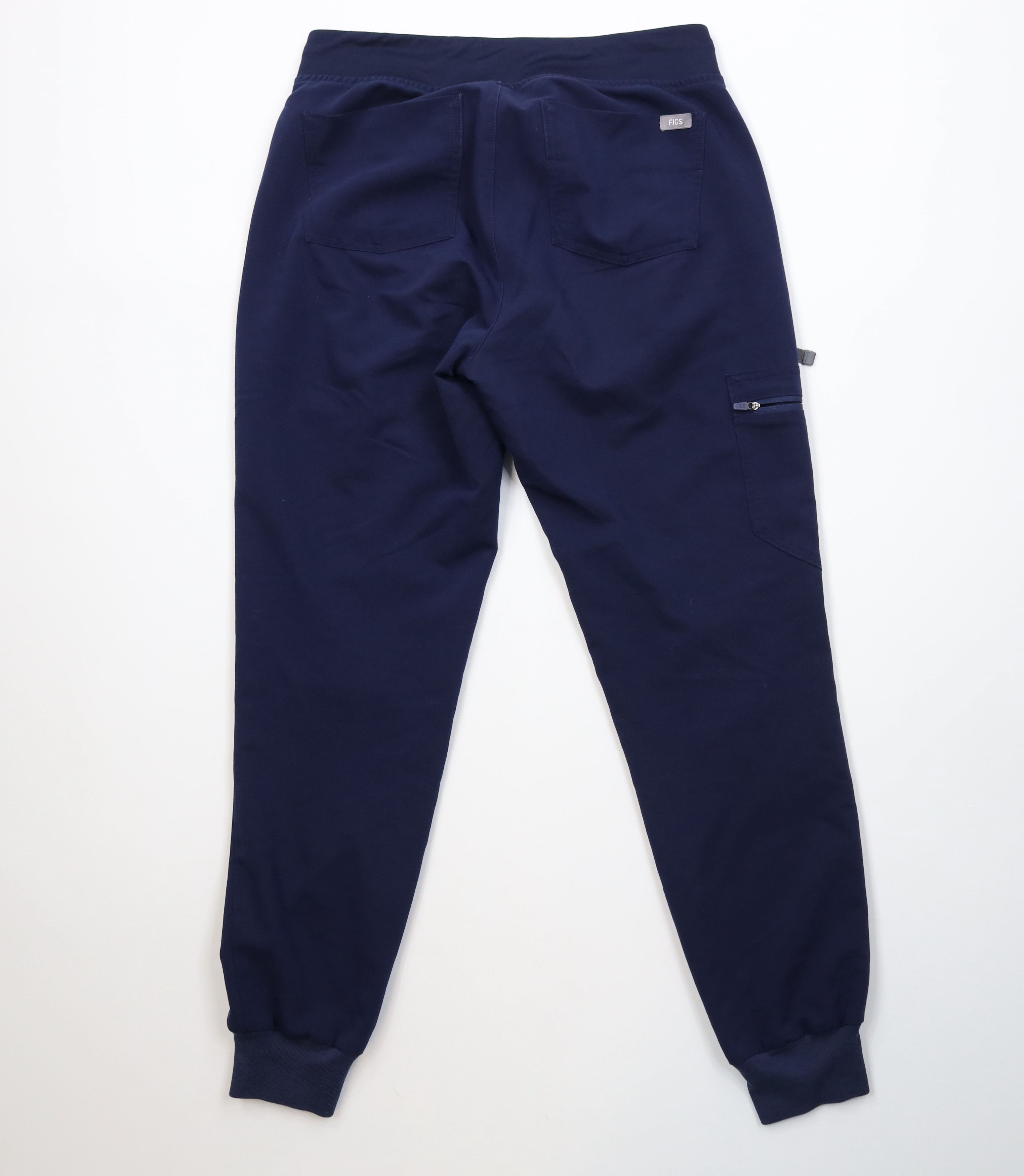 Vintage Figs Technical Collection Nurse Cuffed Joggers Pants Blue Size 30" / US 8 / IT 44 - 8 Thumbnail