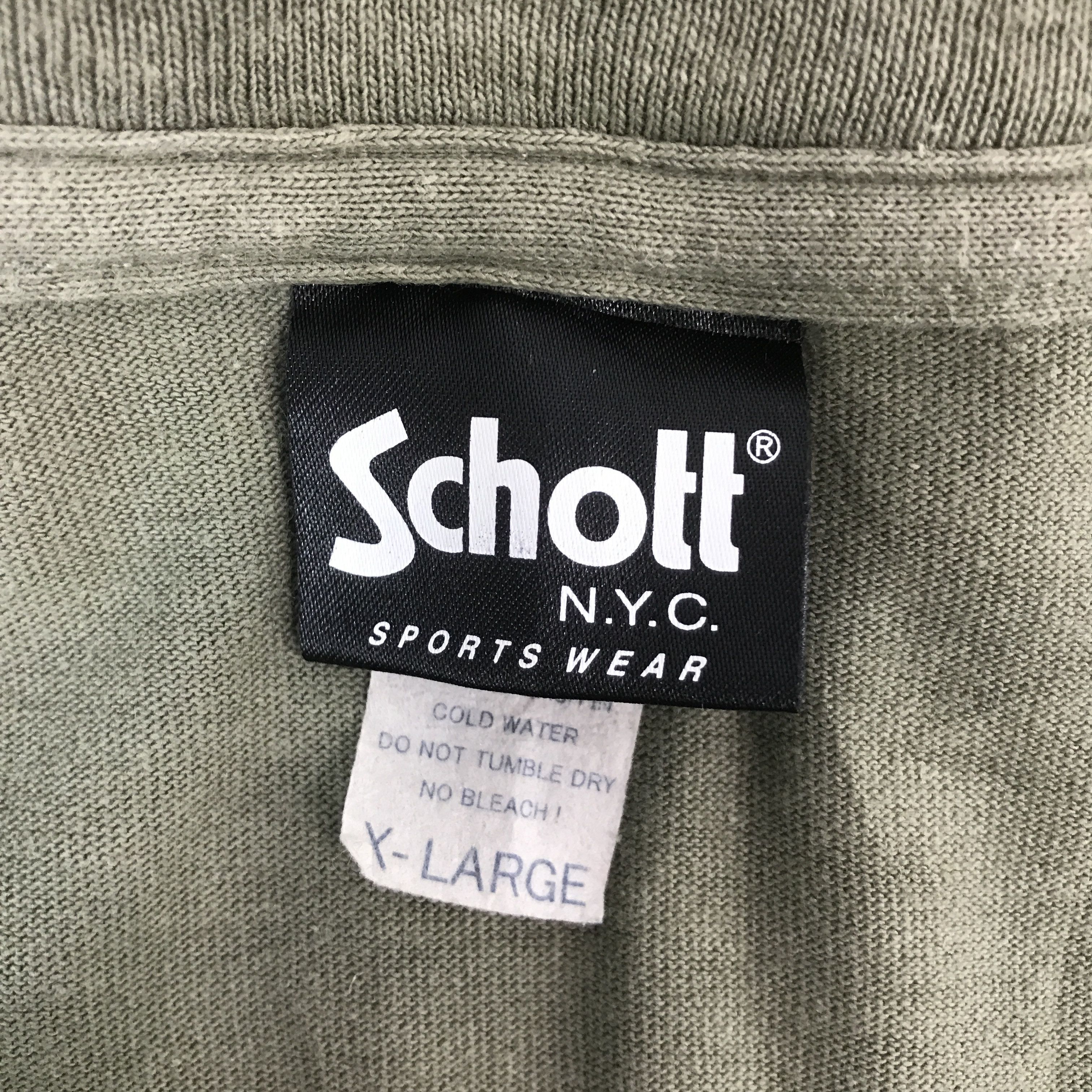 Schott schott v-neck tshirts Size US XL / EU 56 / 4 - 10 Thumbnail