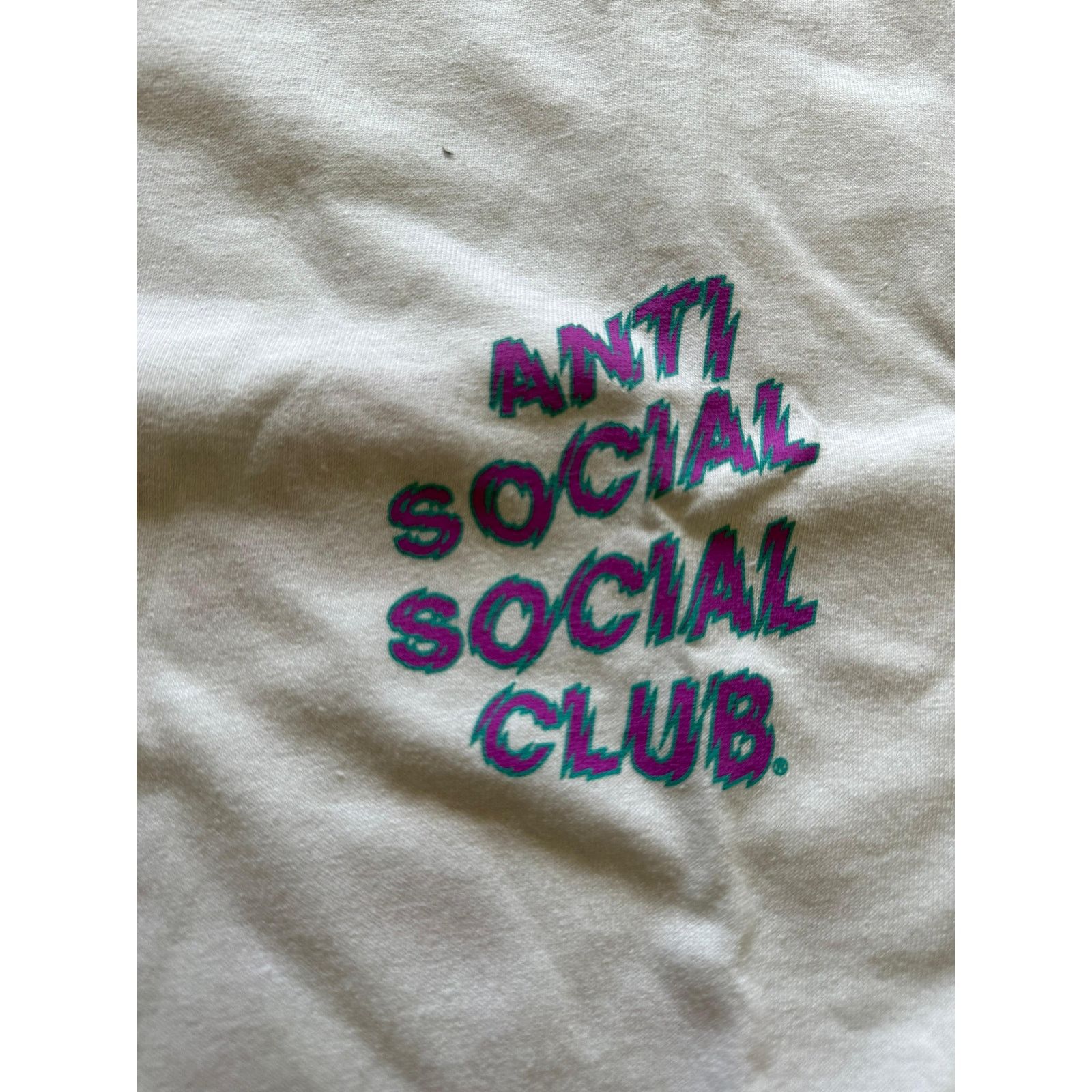 Anti Social Social Club Anti Social Social Club Maniac Tee ‘White’ - 100% authentic Size US XL / EU 56 / 4 - 5 Thumbnail