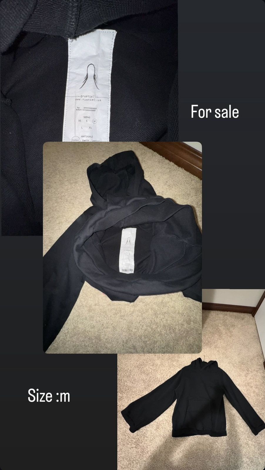 Designer Rustial Wizard Hoodie Size US M / EU 48-50 / 2 - 1 Thumbnail