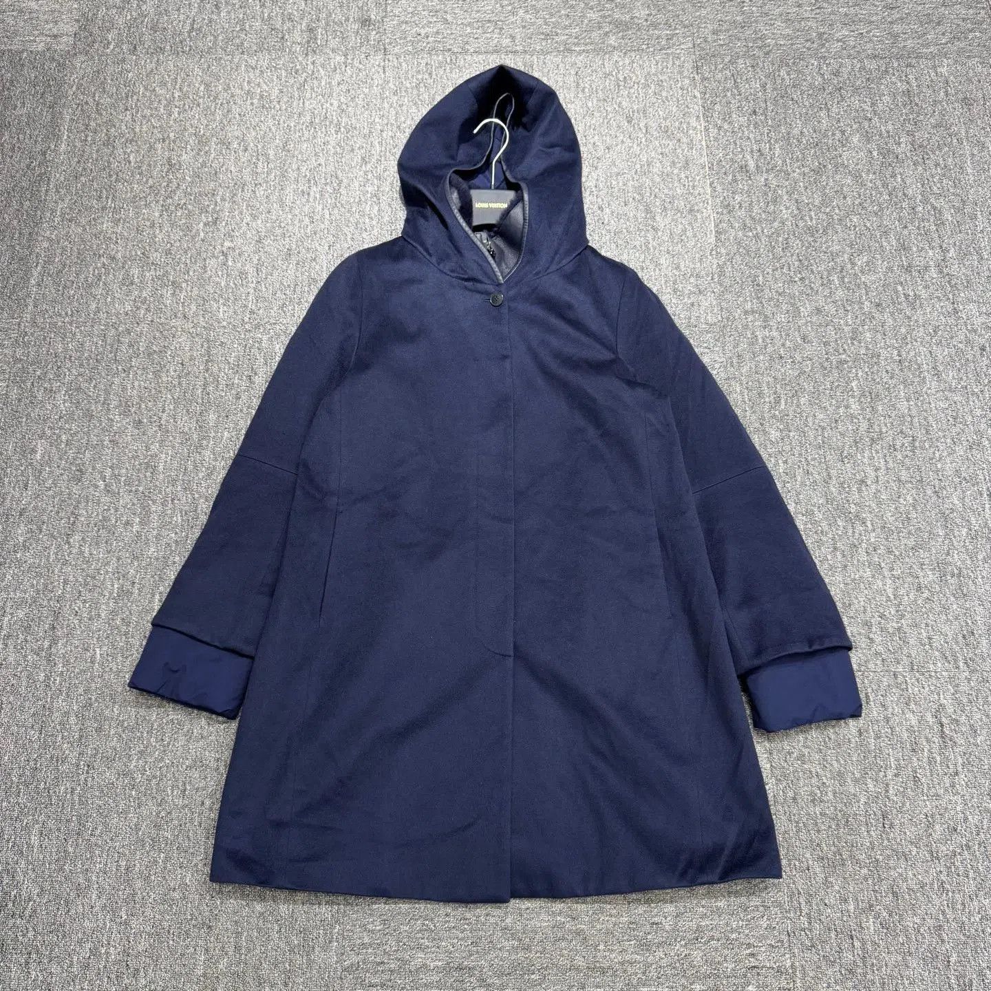 Loro Piana Blue Hooded Long Coat Size M. Size US M / EU 48-50 / 2 - 1 Thumbnail