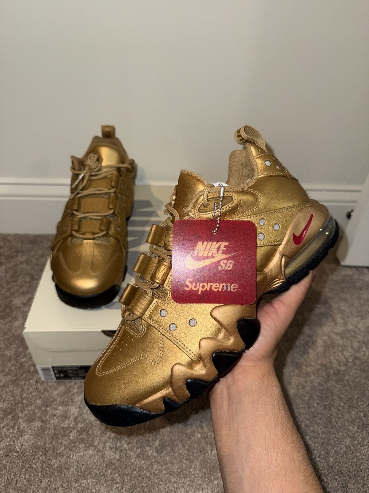 Nike × Supreme Supreme/Nike SB Air Max 2 CB '94 Low 'Metallic Gold' Size 8 Size US 8 / EU 41 - 1 Thumbnail