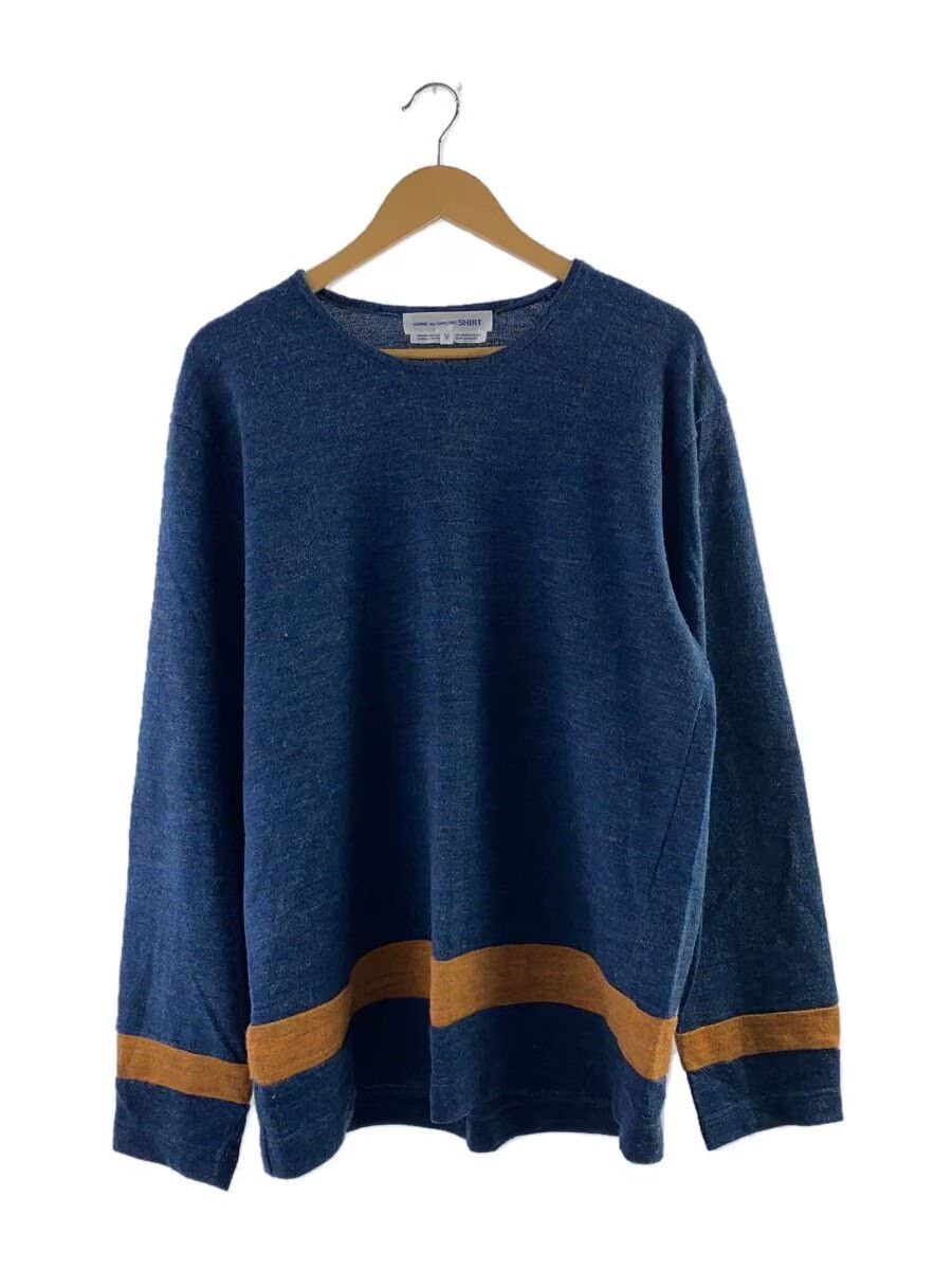 トップス 90s COMMEdesGARCONS WOOL SWEATER KNIT 90s Striped Wool Knit Sweater - Comme Des Garcons