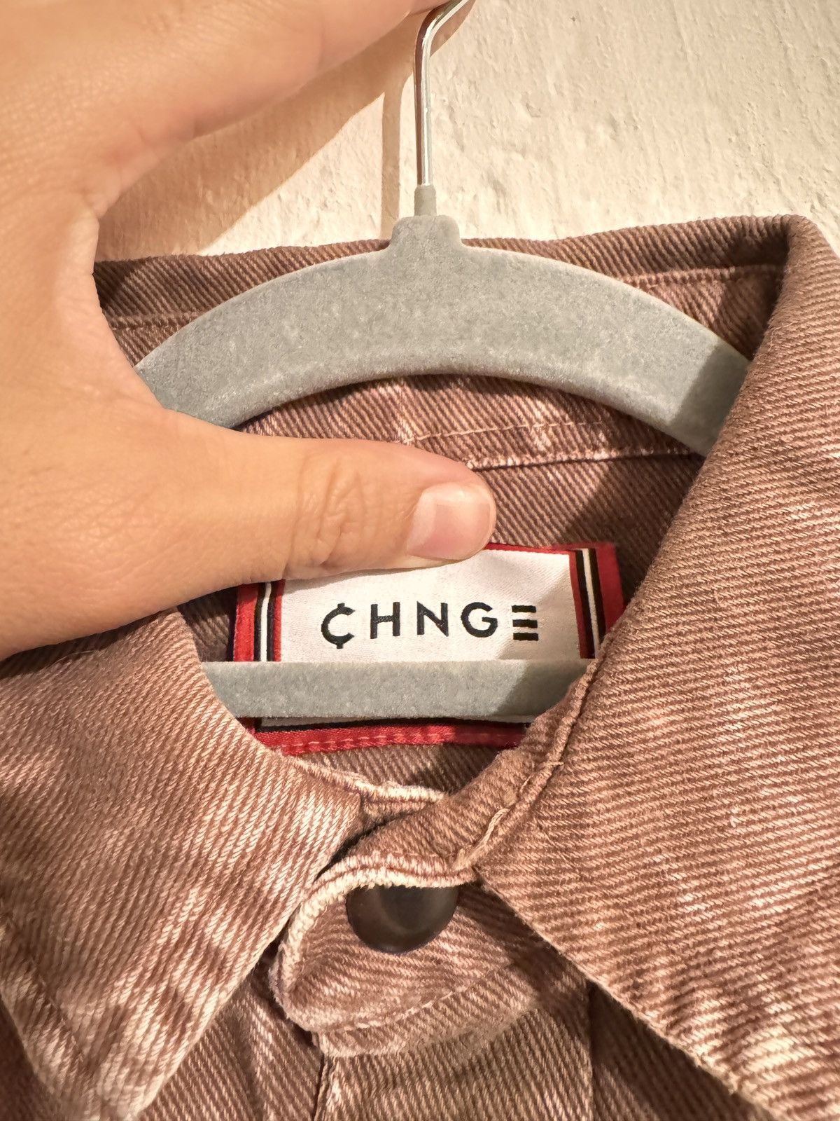 CHNGE Vintage-Inspired Pink Long Sleeve Button-Up Size US M / EU 48-50 / 2 - 4 Thumbnail