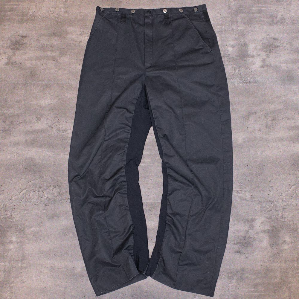 Ccm × Vintage Vintage 1990's CCM Hockey Wide Legged Baggy Fit Black Pant's Size US 36 / EU 52 - 2 Thumbnail