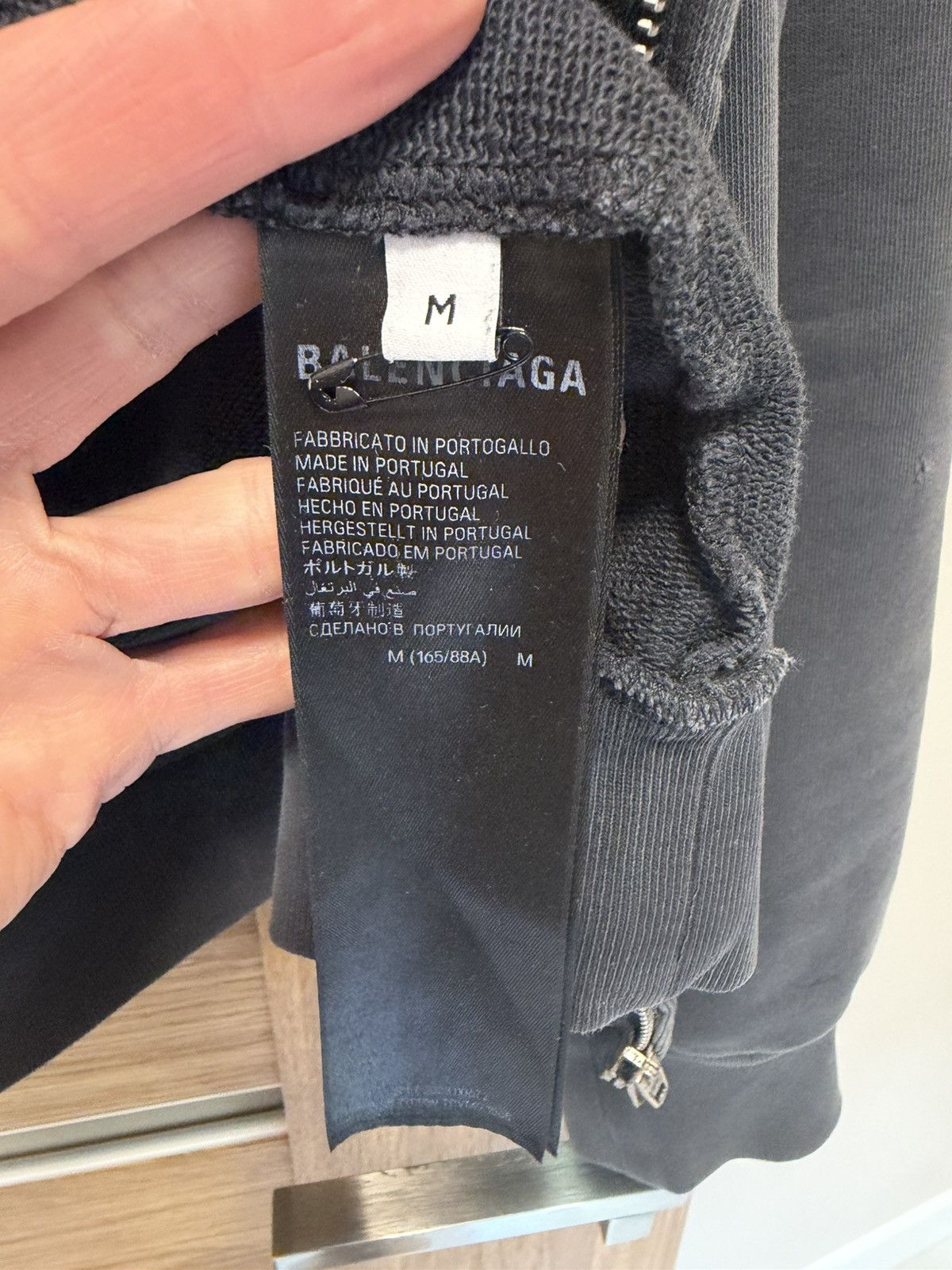Balenciaga Balenciaga Offshore Zip Hoodie Size US M / EU 48-50 / 2 - 8 Thumbnail