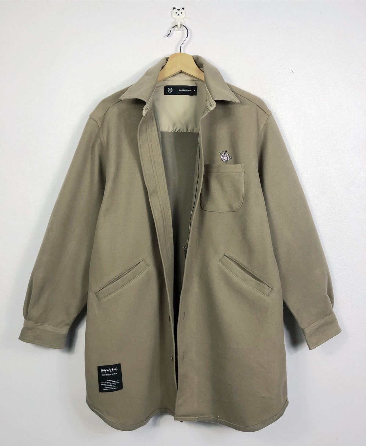 GU × Undercover Rare GU X Undercover Freedom Noise Wool Jacket Size US S / EU 44-46 / 1 - 1 Thumbnail