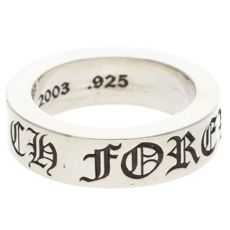 Chrome Hearts Chrome Hearts Spacer Forever Silver Ring Size ONE SIZE - 1 Thumbnail